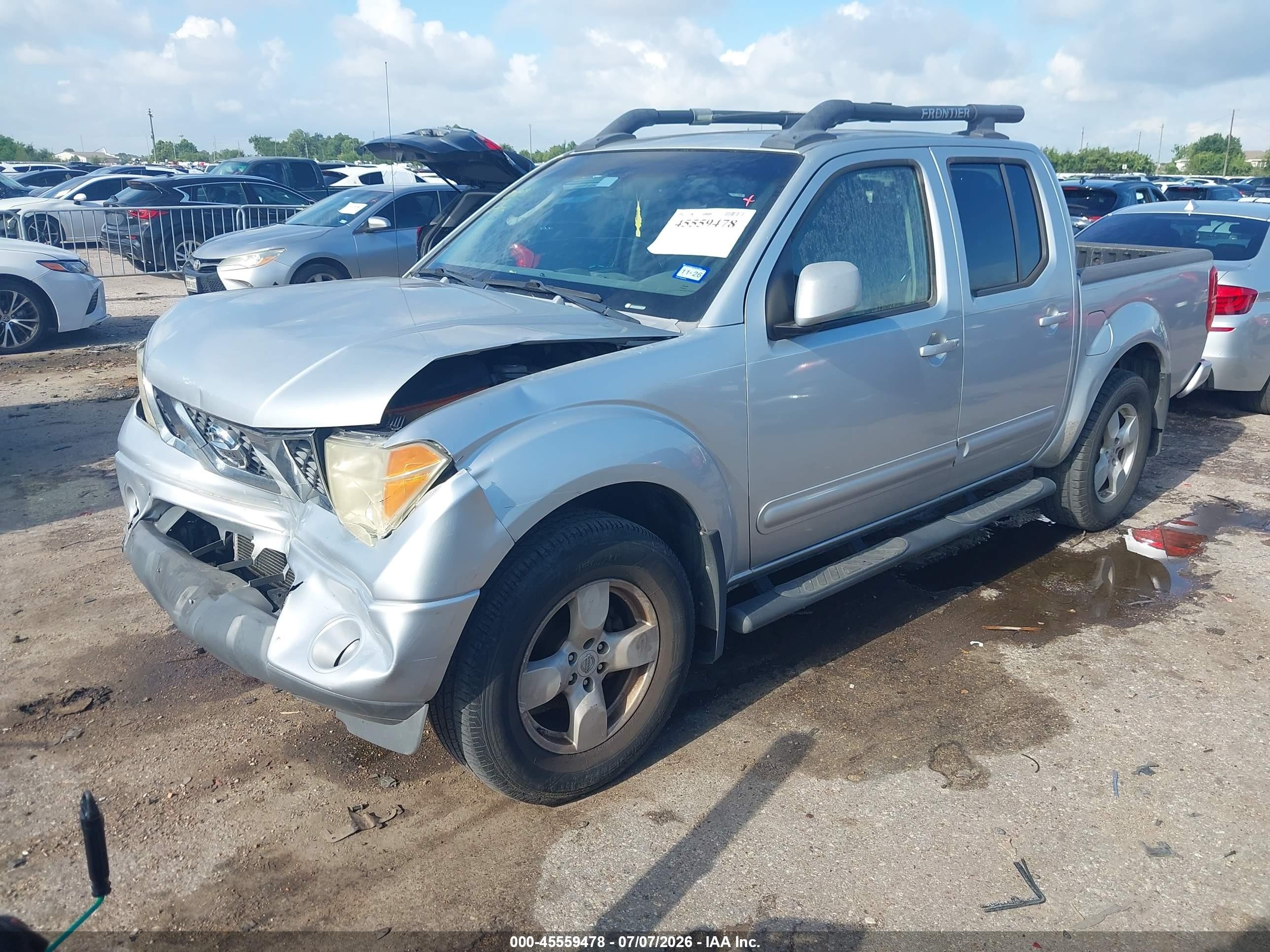 2007 Nissan Frontier Le Silver vin: 1N6AD07U97C421061