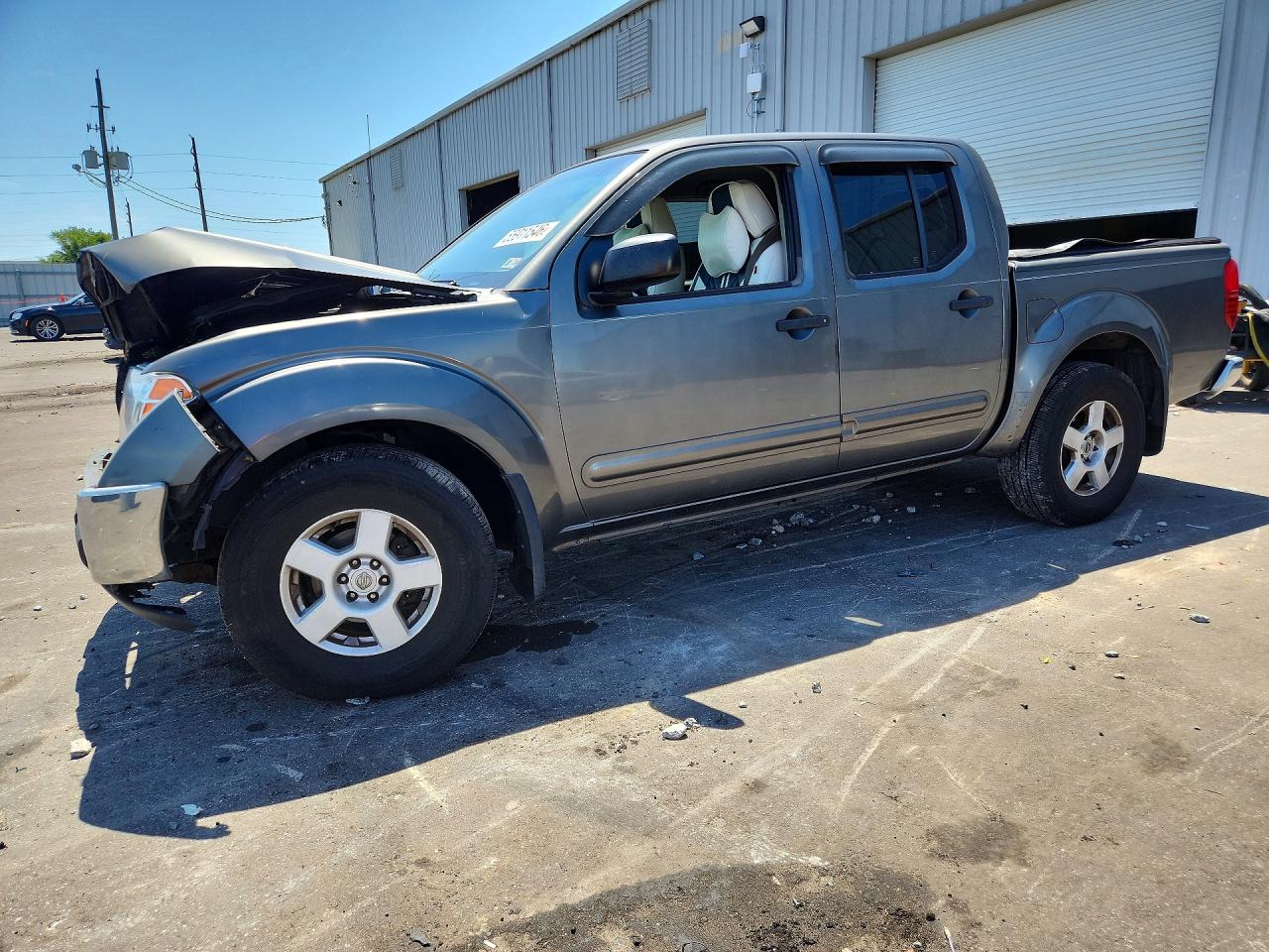 2007 Nissan Frontier Se Gray vin: 1N6AD07U97C445540