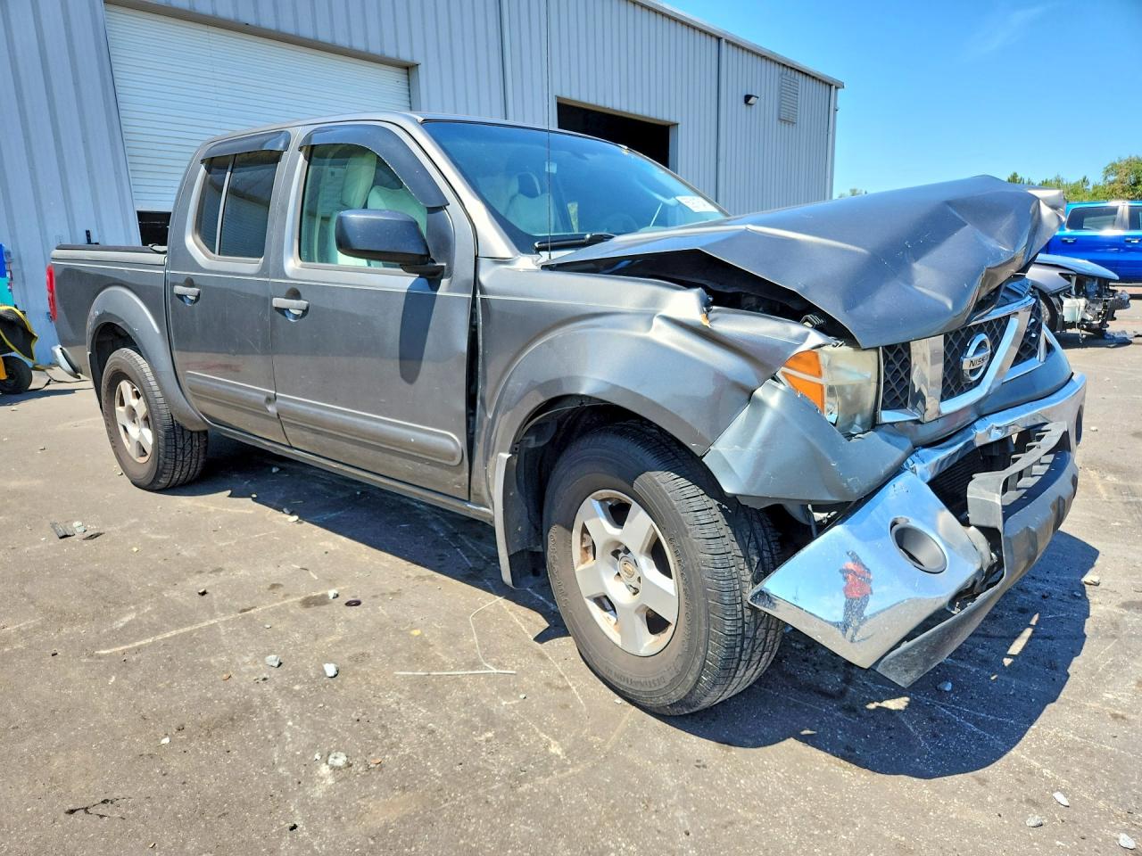 2007 Nissan Frontier Se Gray vin: 1N6AD07U97C445540
