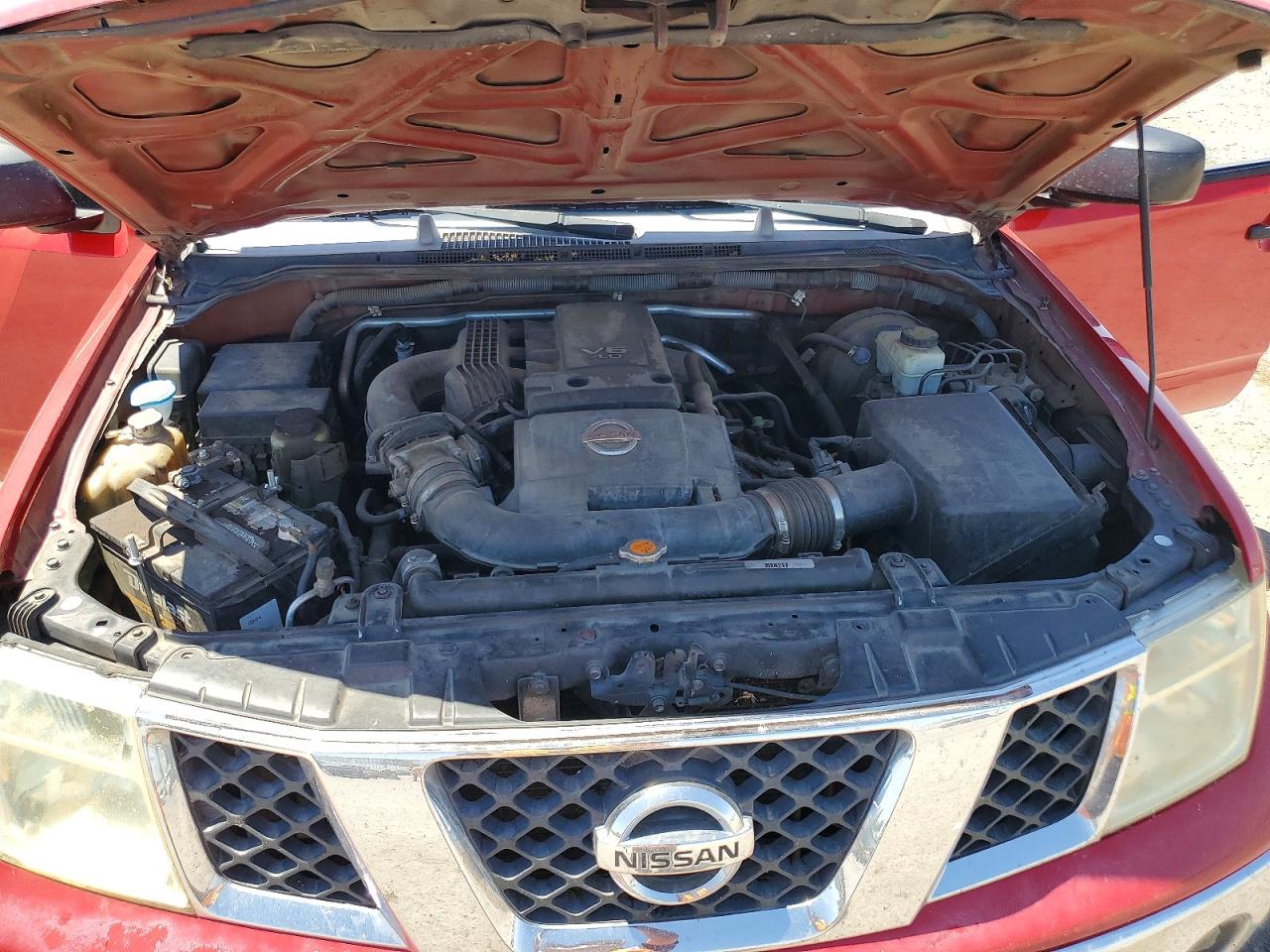 2007 Nissan Frontier Se Red vin: 1N6AD07U97C450429