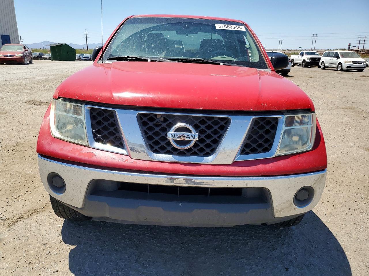 2007 Nissan Frontier Se Red vin: 1N6AD07U97C450429