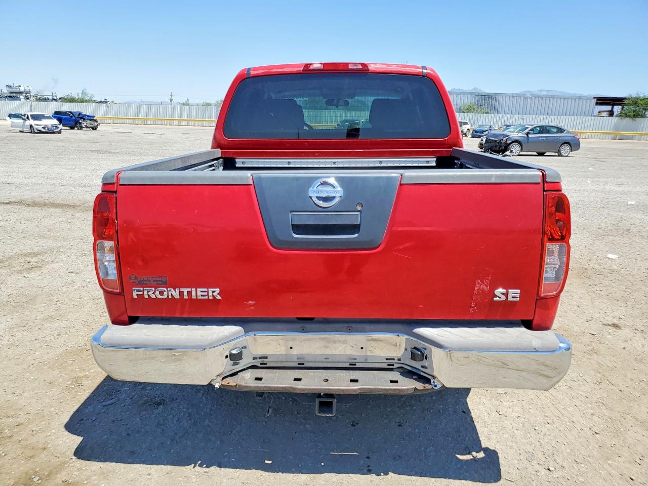 2007 Nissan Frontier Se Red vin: 1N6AD07U97C450429