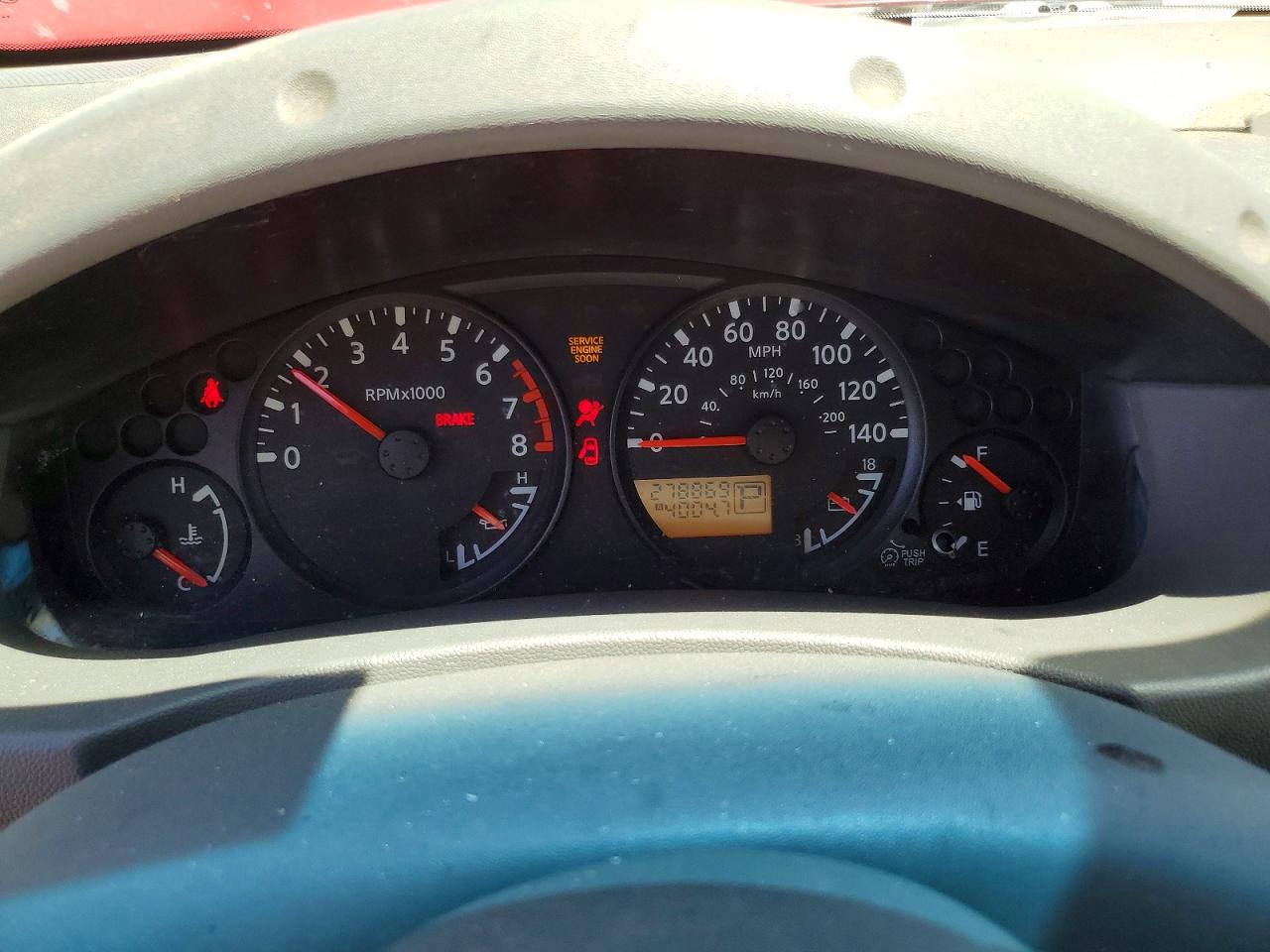 2007 Nissan Frontier Se Red vin: 1N6AD07U97C450429