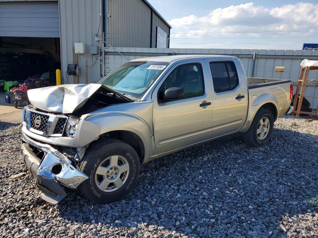 2006 Nissan Frontier Se Silver vin: 1N6AD07UX6C450597