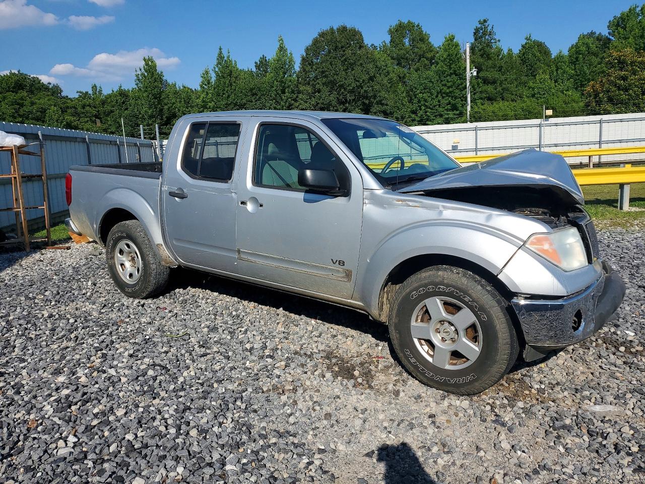 2006 Nissan Frontier Se Silver vin: 1N6AD07UX6C450597