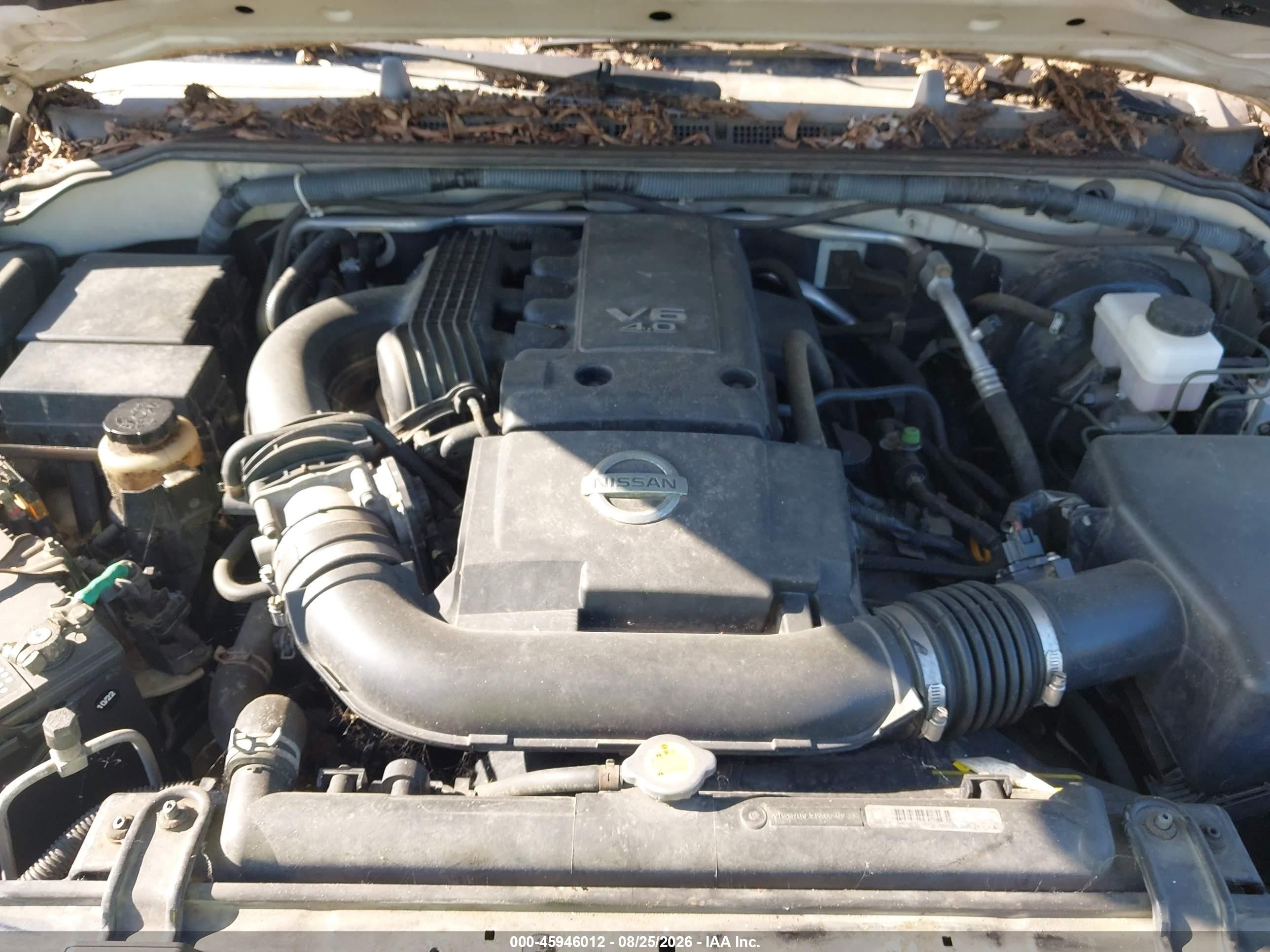 2006 Nissan Frontier Se White vin: 1N6AD07UX6C463043