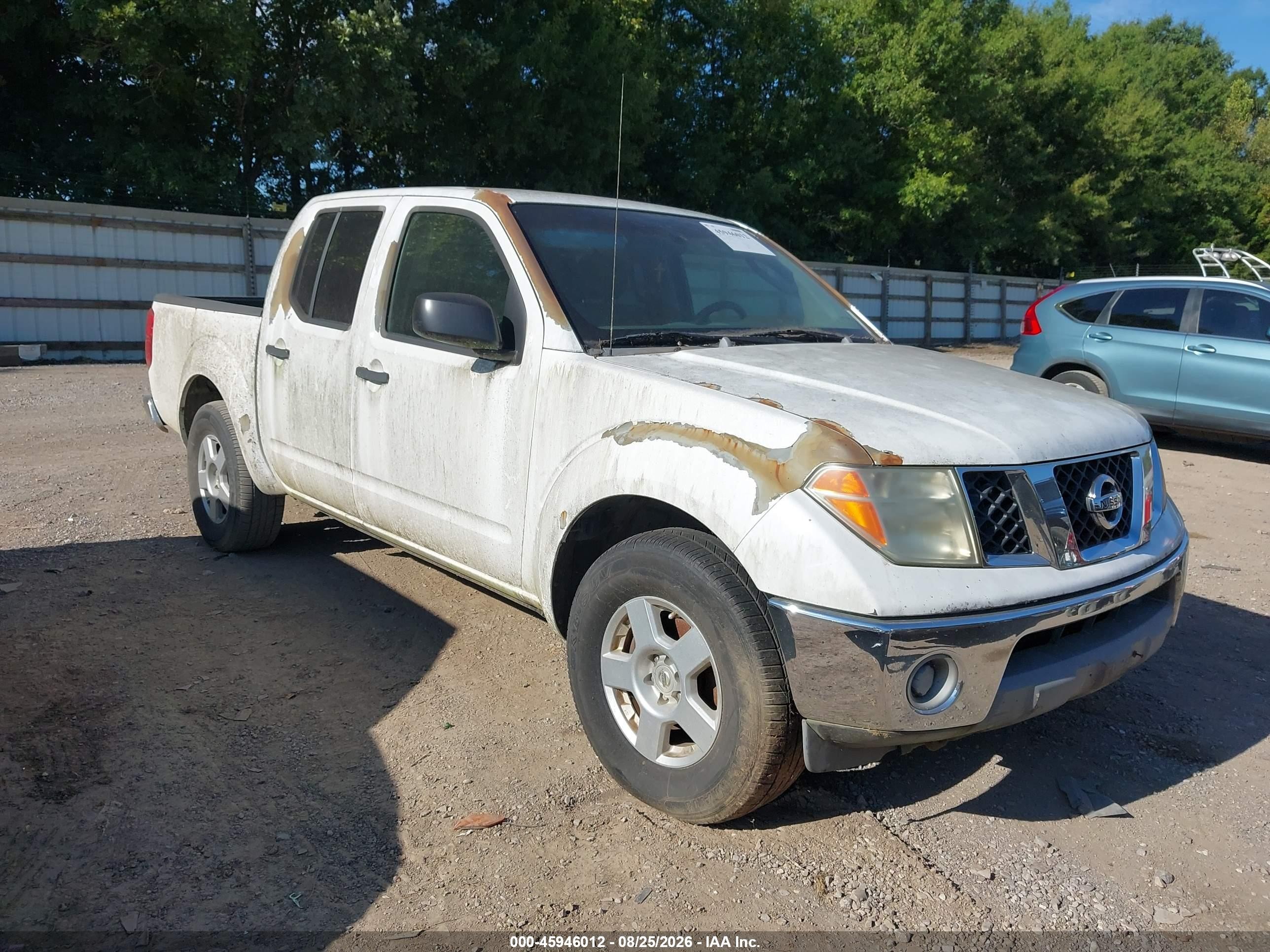 2006 Nissan Frontier Se White vin: 1N6AD07UX6C463043