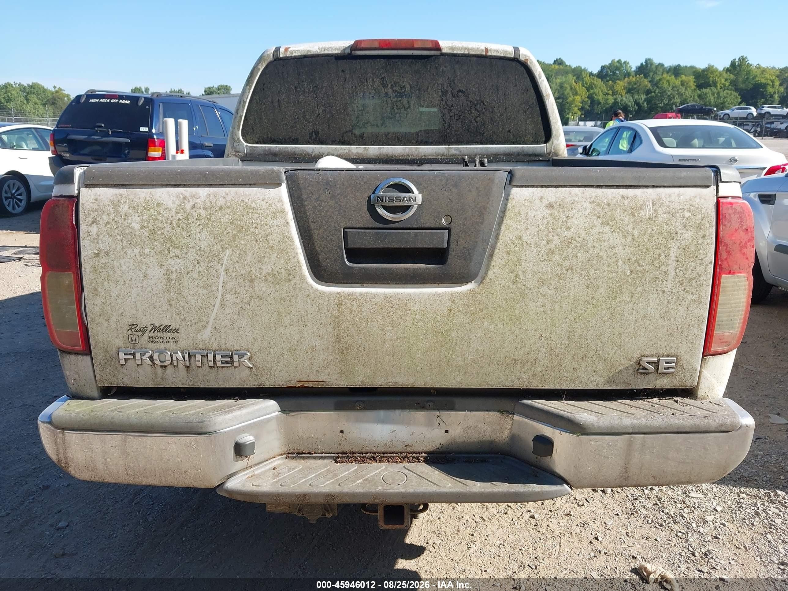 2006 Nissan Frontier Se White vin: 1N6AD07UX6C463043