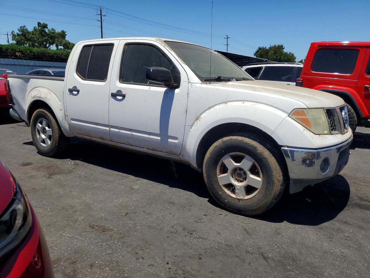 2006 Nissan Frontier Se White vin: 1N6AD07UX6C473183