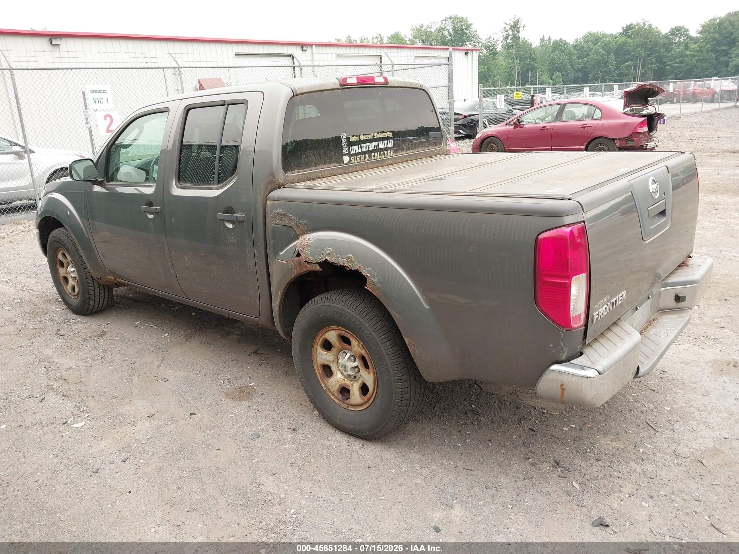 2007 Nissan Frontier Se Gray vin: 1N6AD07UX7C461472