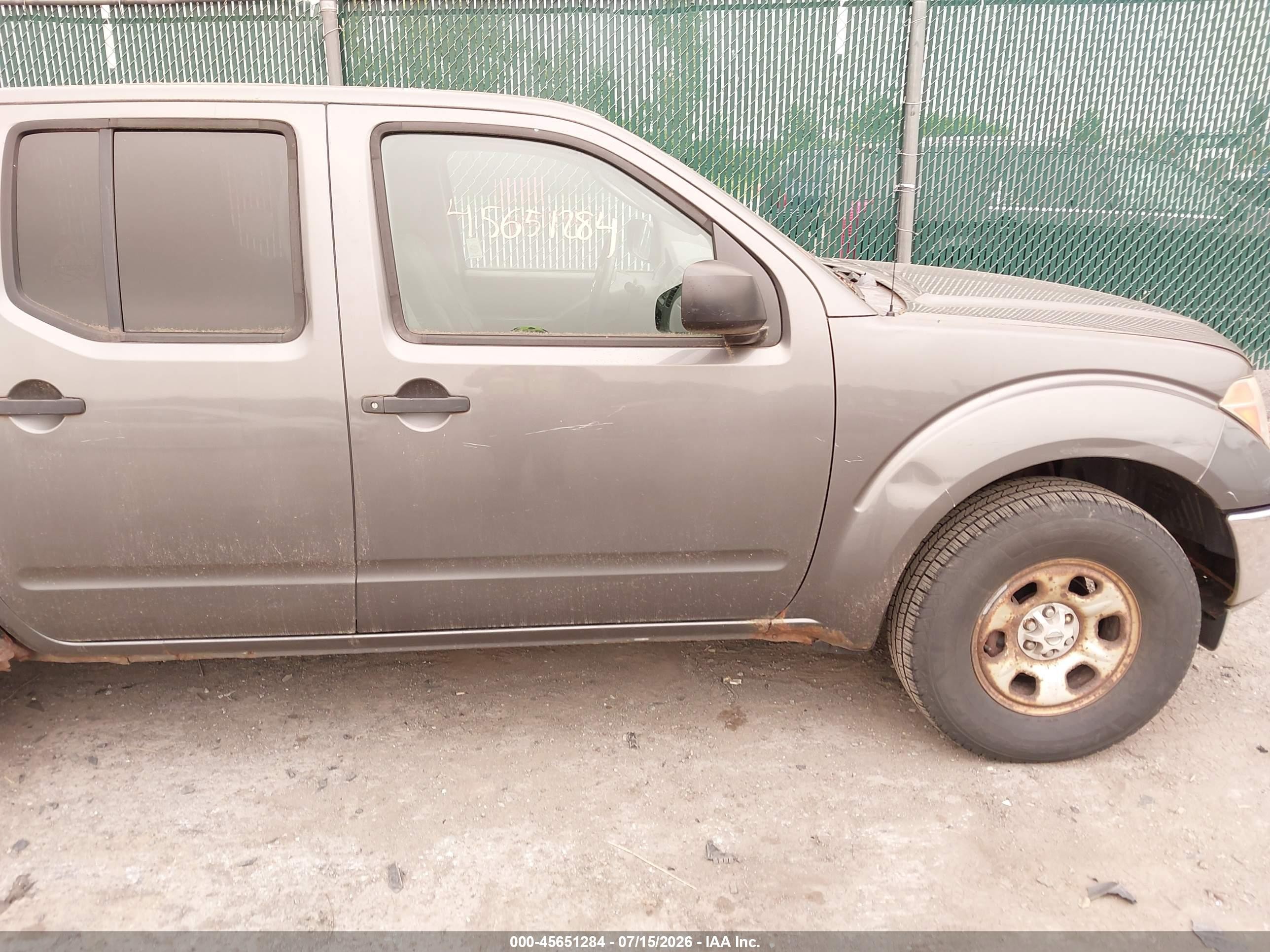 2007 Nissan Frontier Se Gray vin: 1N6AD07UX7C461472