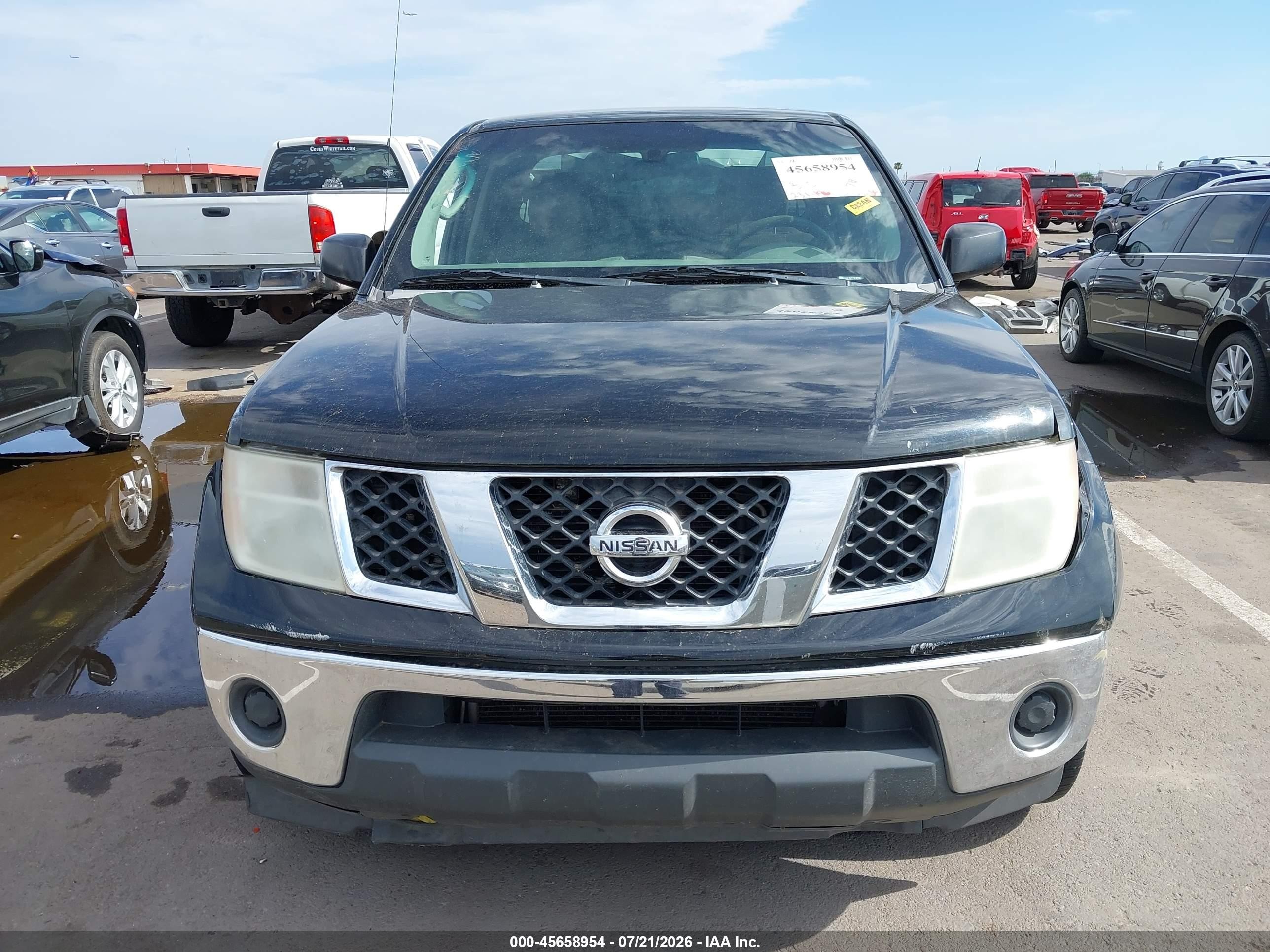 2008 Nissan Frontier Se Black vin: 1N6AD07UX8C406389