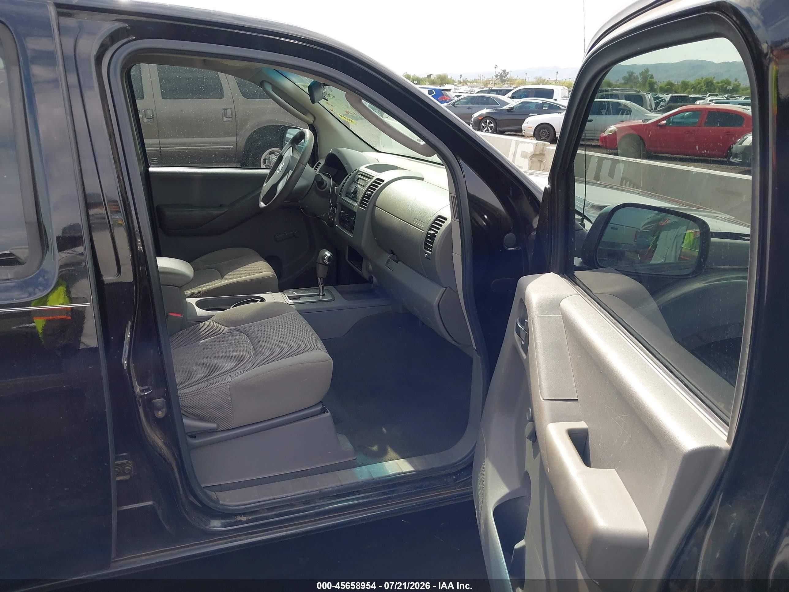 2008 Nissan Frontier Se Black vin: 1N6AD07UX8C406389