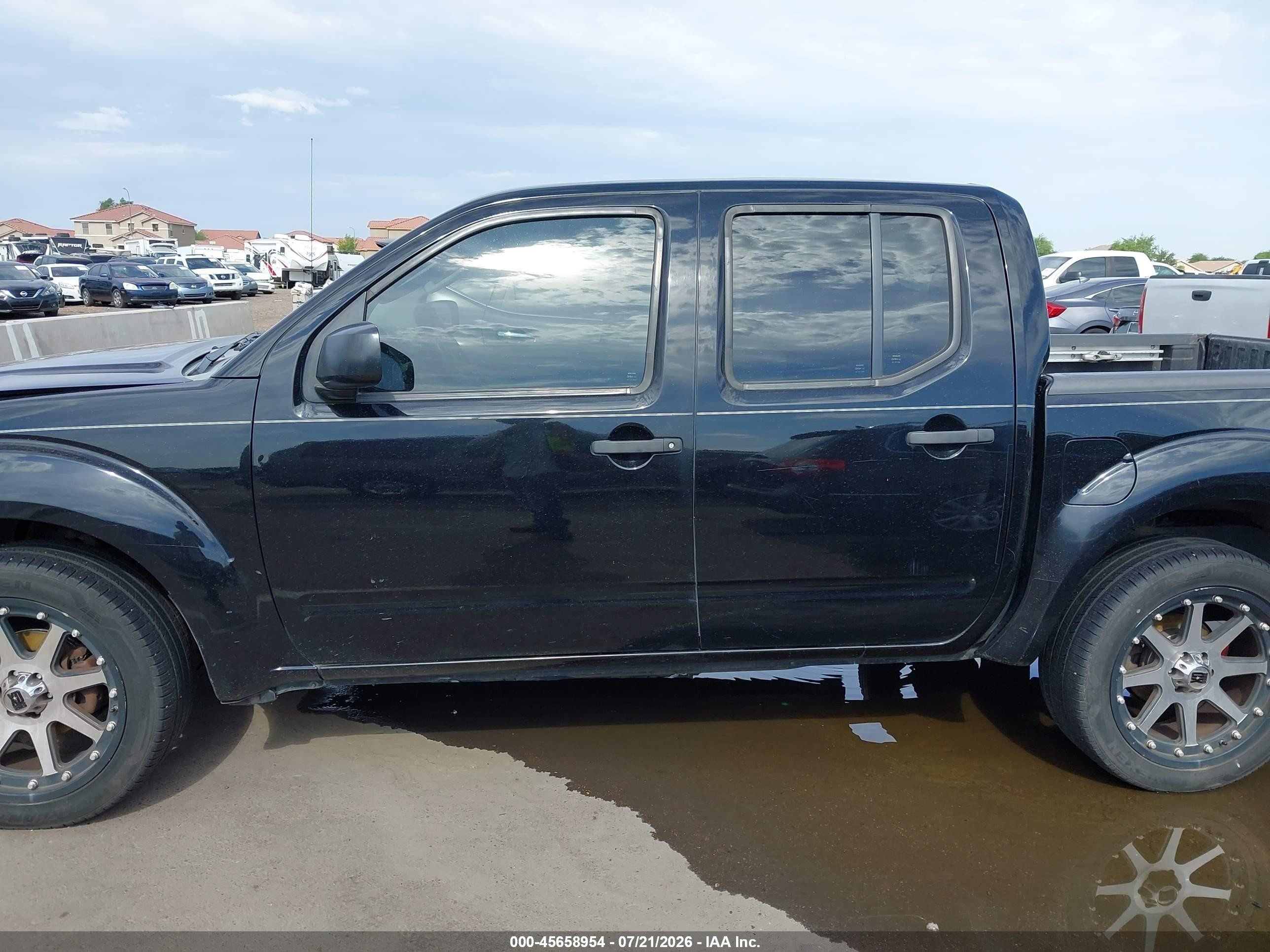 2008 Nissan Frontier Se Black vin: 1N6AD07UX8C406389