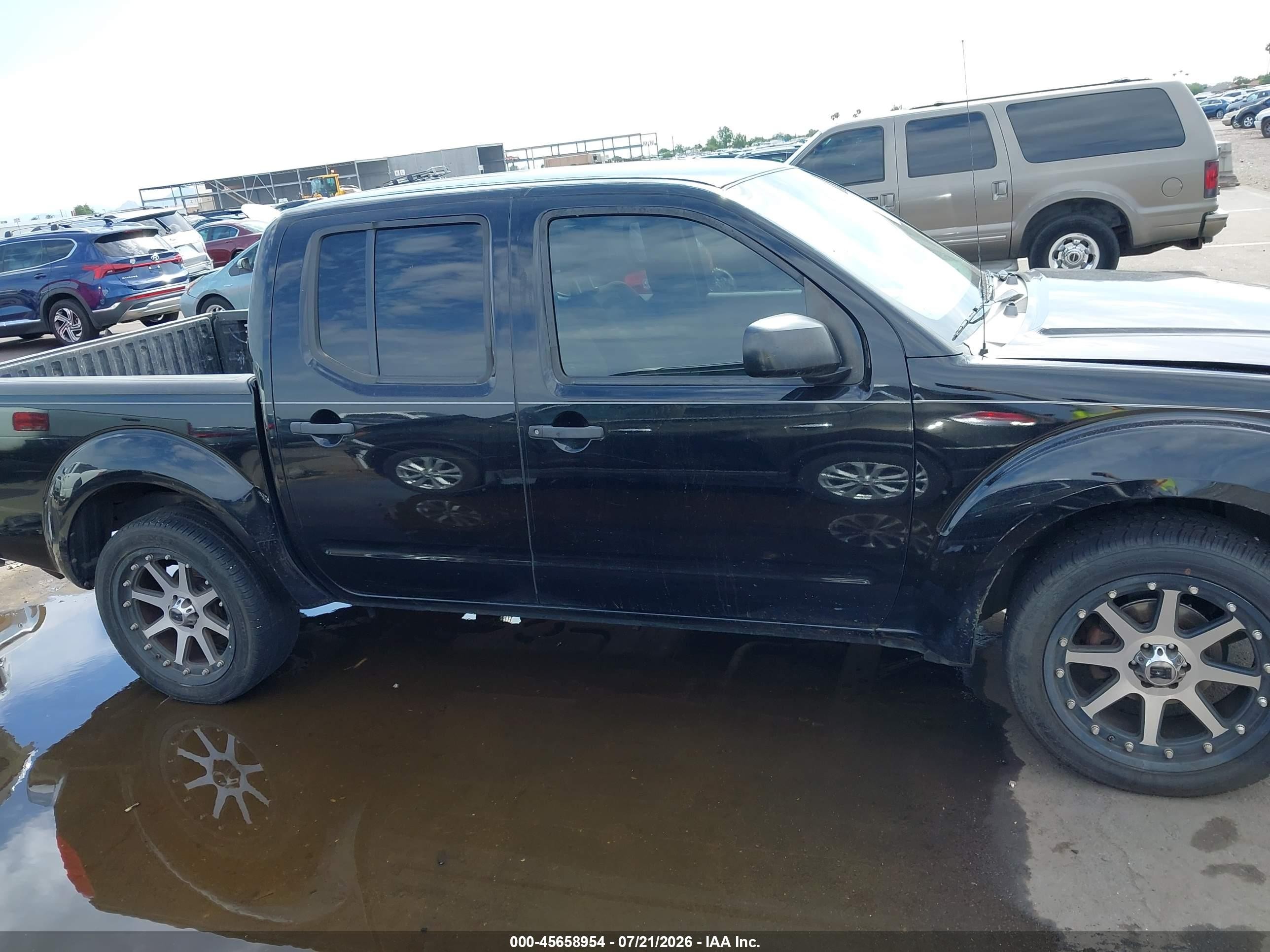 2008 Nissan Frontier Se Black vin: 1N6AD07UX8C406389