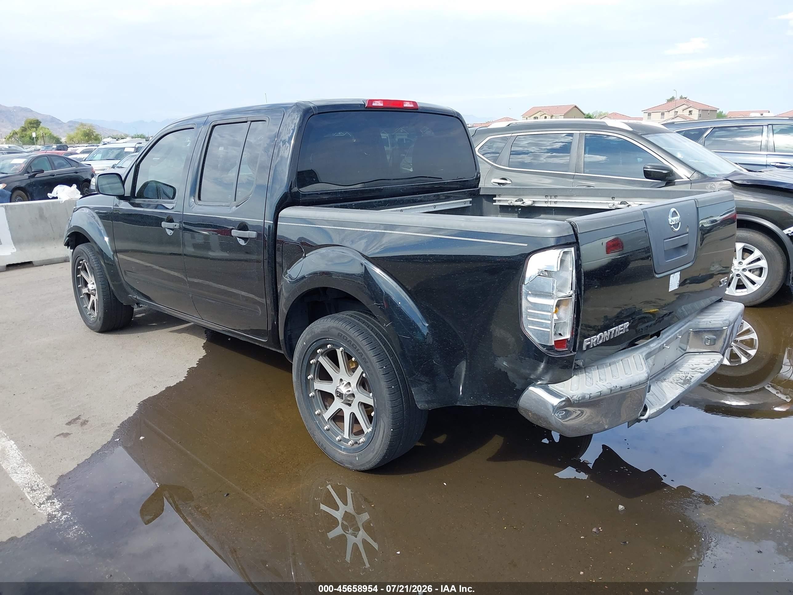 2008 Nissan Frontier Se Black vin: 1N6AD07UX8C406389