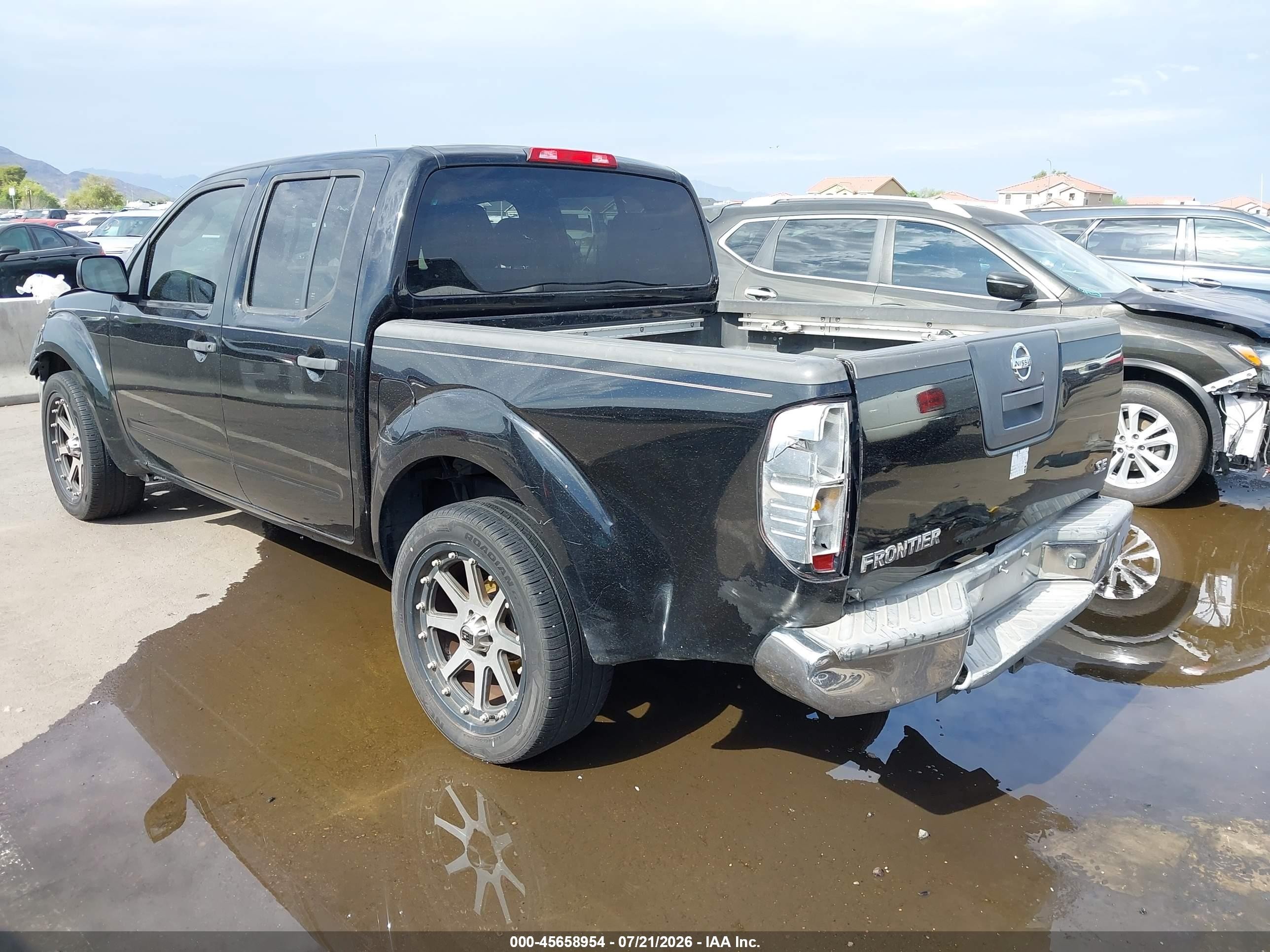 2008 Nissan Frontier Se Black vin: 1N6AD07UX8C406389