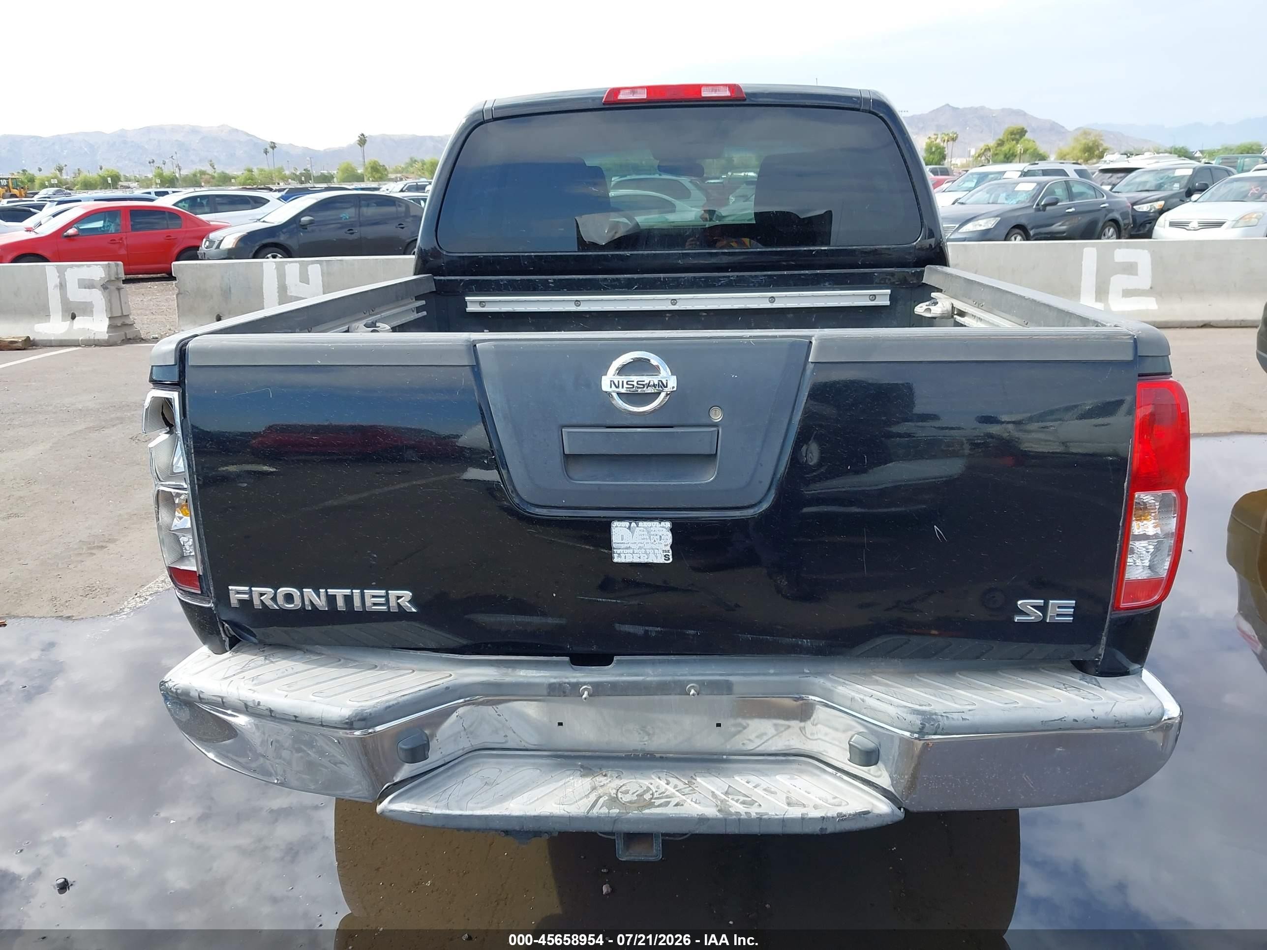 2008 Nissan Frontier Se Black vin: 1N6AD07UX8C406389