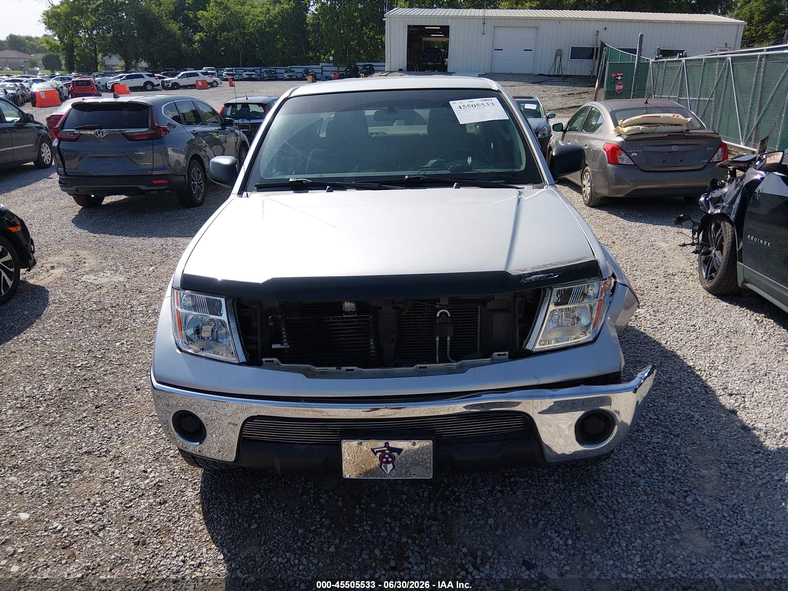 2008 Nissan Frontier Se Серебряный vin: 1N6AD07UX8C419451