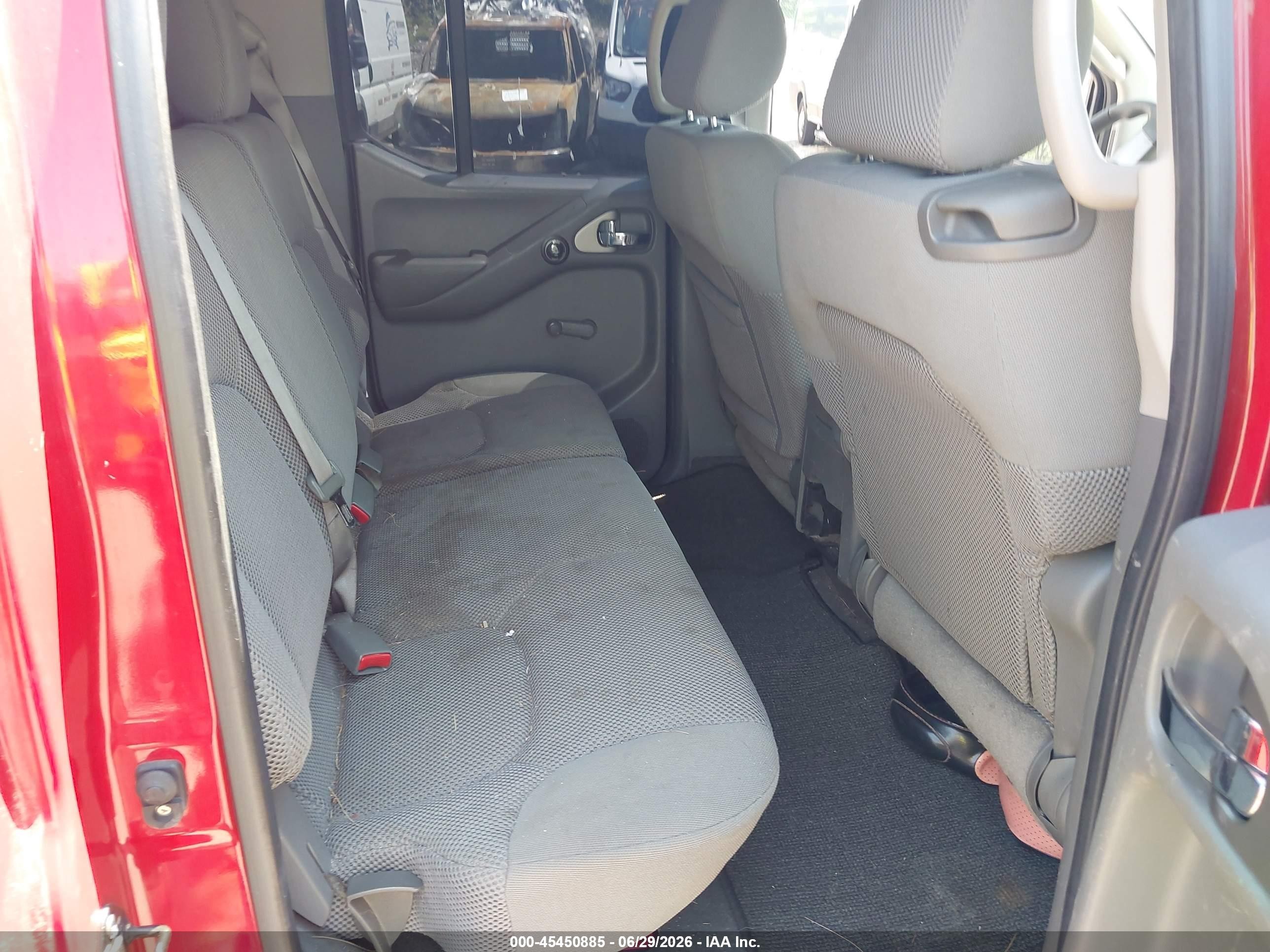 2008 Nissan Frontier Se Красный vin: 1N6AD07UX8C429879