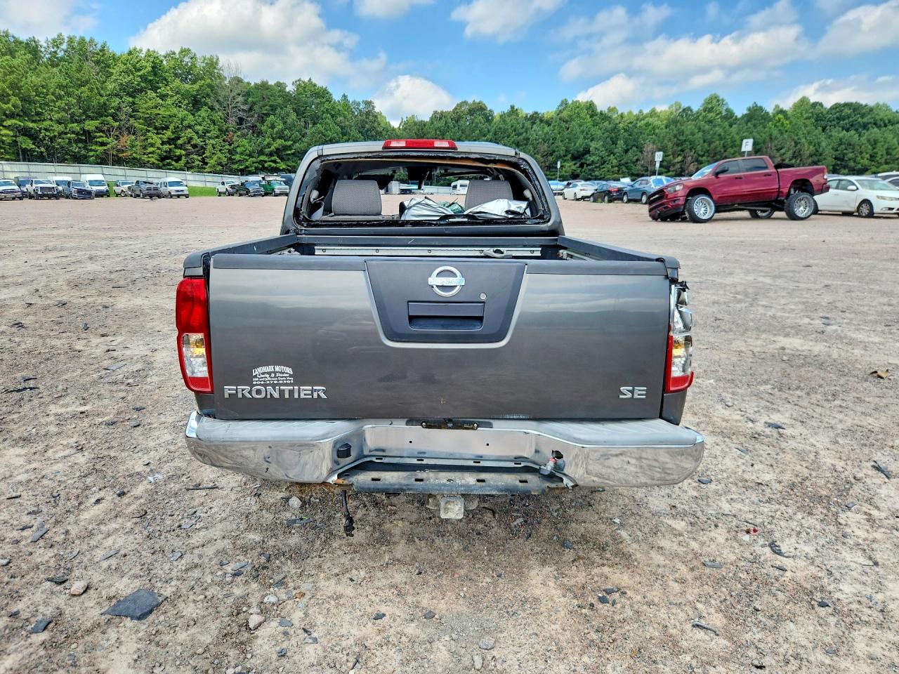 2008 Nissan Frontier Se V6 Gray vin: 1N6AD07UX8C443006