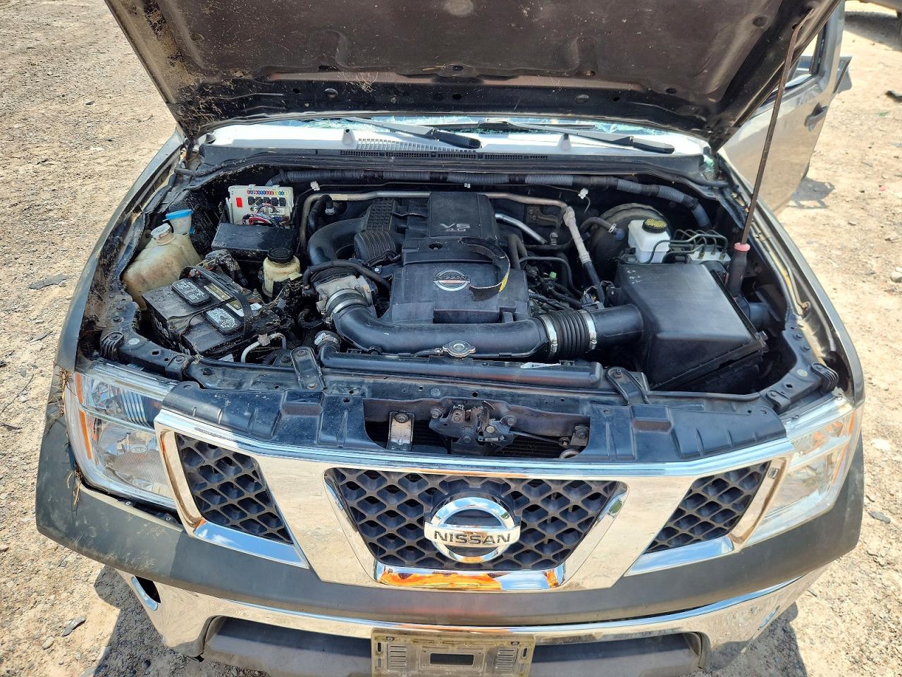 2008 Nissan Frontier Se V6 Gray vin: 1N6AD07UX8C443006