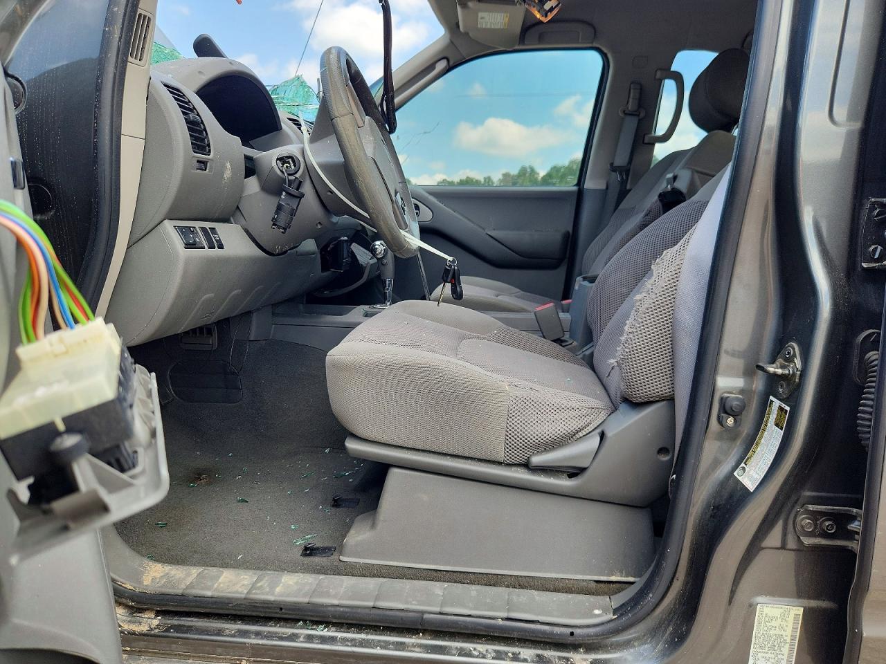 2008 Nissan Frontier Se V6 Gray vin: 1N6AD07UX8C443006