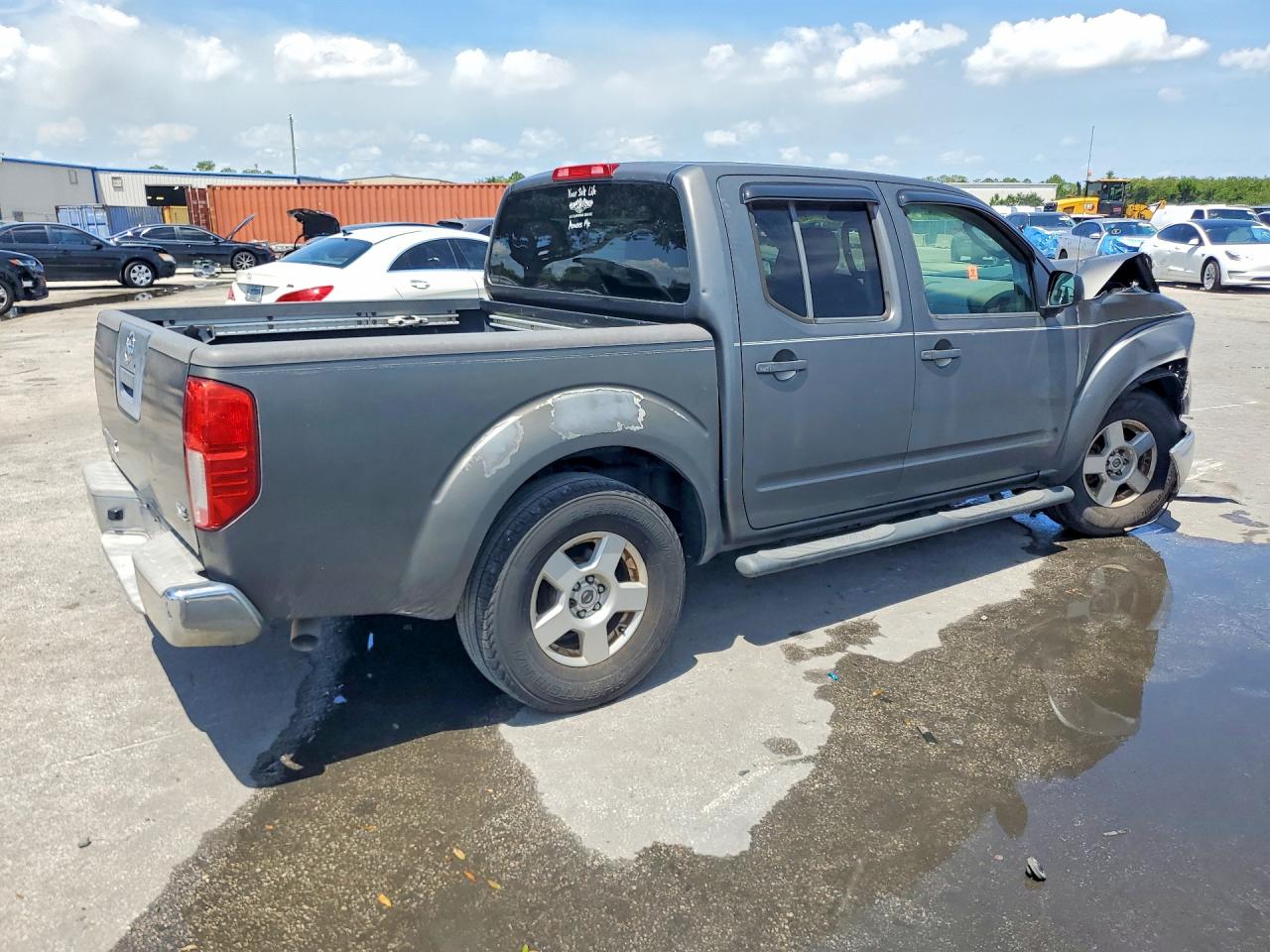 2008 Nissan Frontier Se V6 Серый vin: 1N6AD07UX8C449808