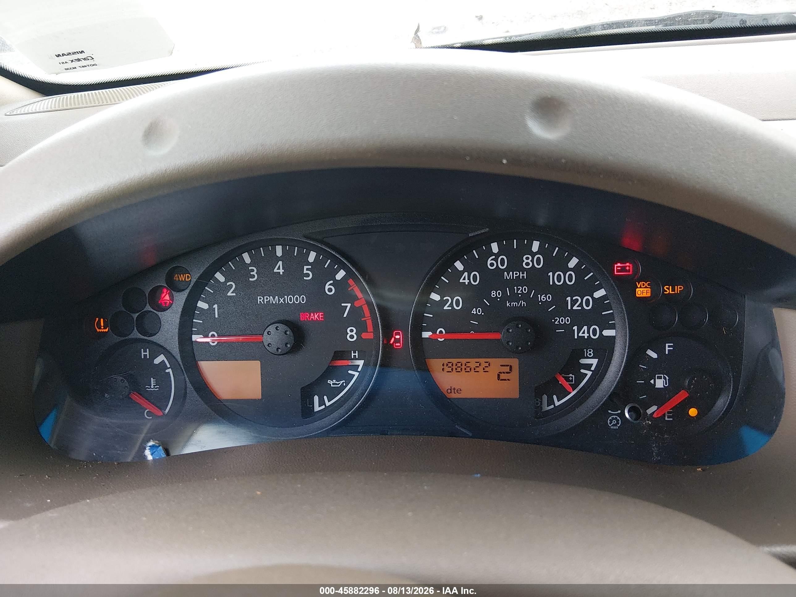 2005 Nissan Frontier Le Brown vin: 1N6AD07W05C424252
