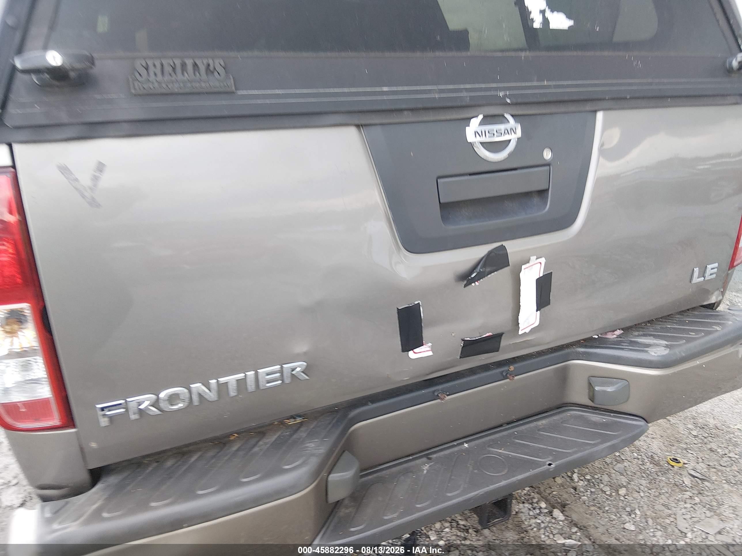 2005 Nissan Frontier Le Brown vin: 1N6AD07W05C424252