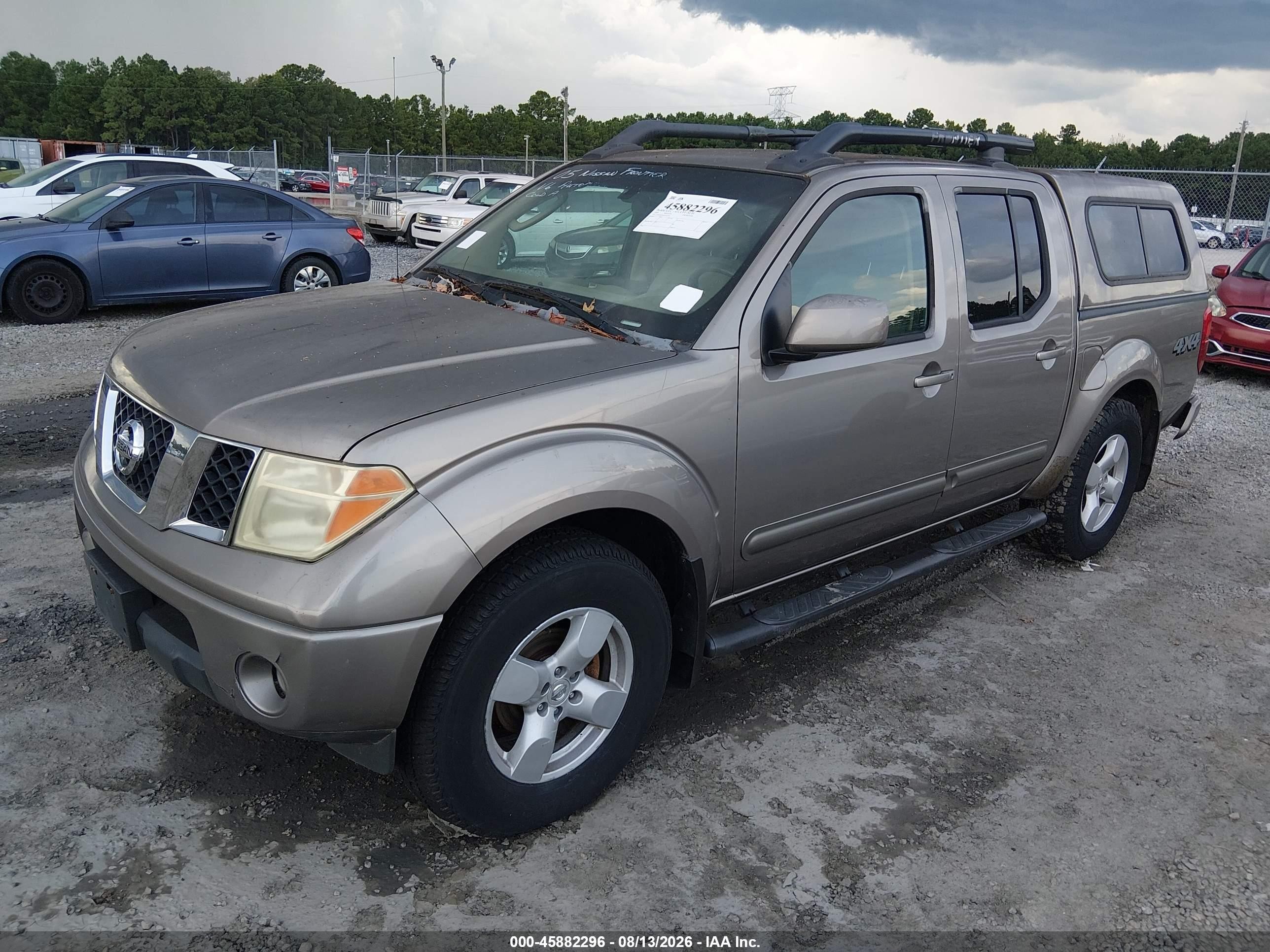 2005 Nissan Frontier Le Brown vin: 1N6AD07W05C424252
