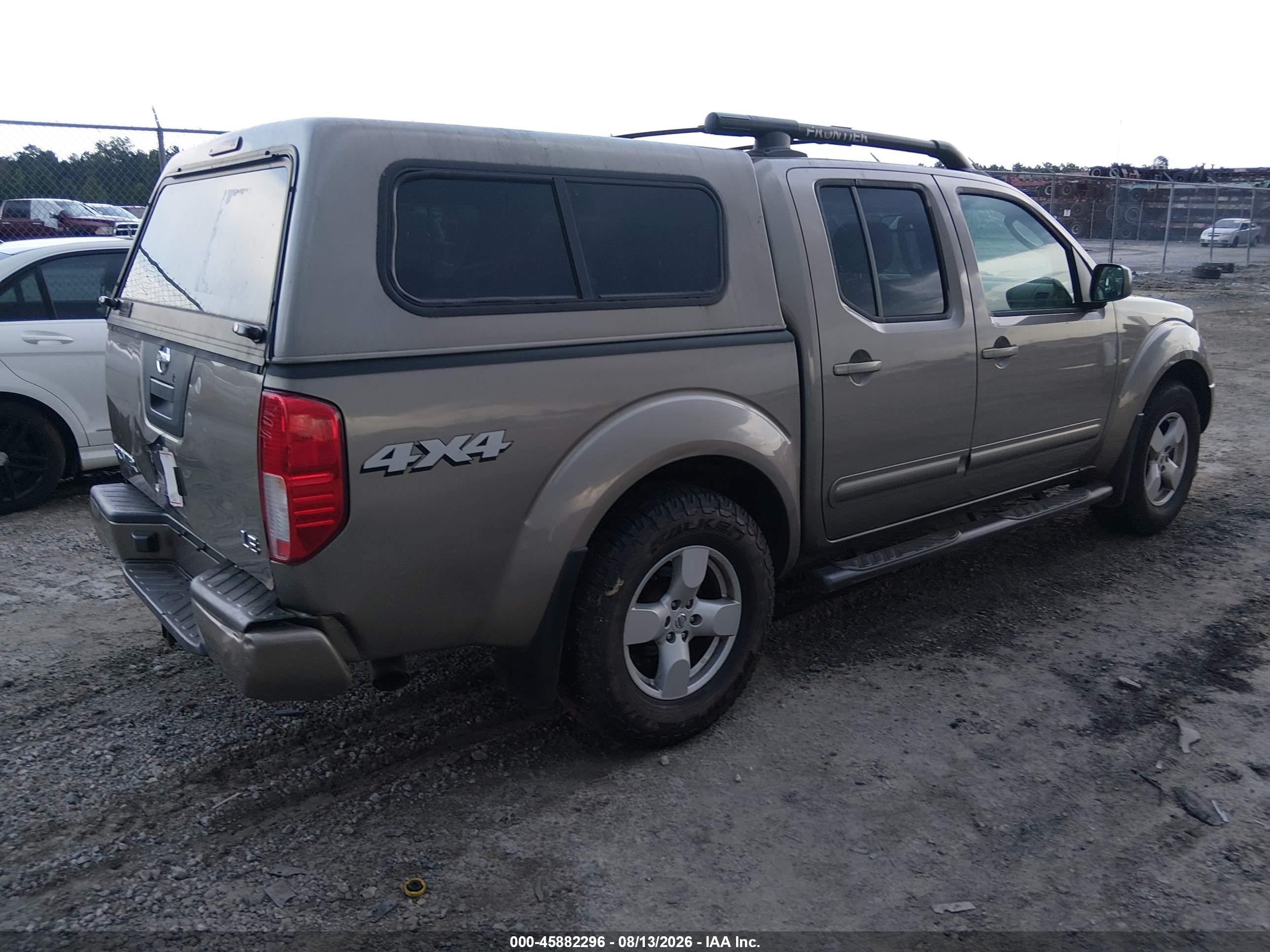 2005 Nissan Frontier Le Brown vin: 1N6AD07W05C424252