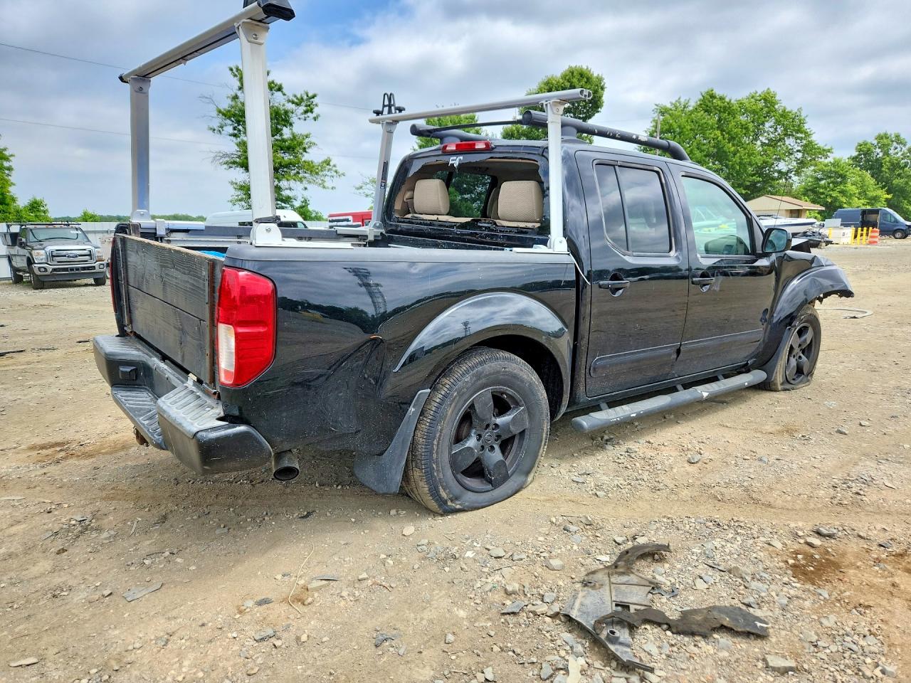 2005 Nissan Frontier Se Черный vin: 1N6AD07W05C442931