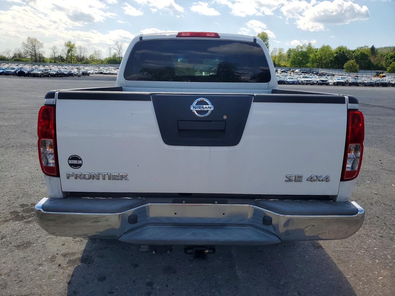 2007 Nissan Frontier Se Белый vin: 1N6AD07W07C462003