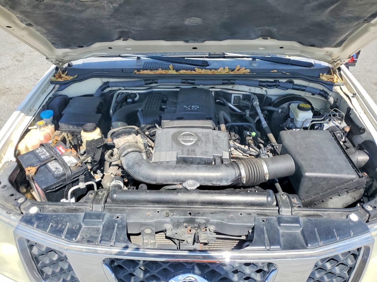 2007 Nissan Frontier Se Белый vin: 1N6AD07W07C462003
