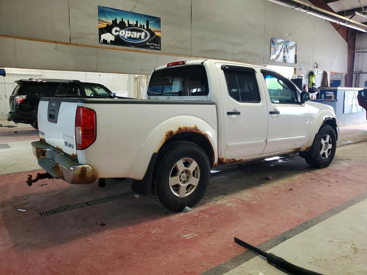 2008 Nissan Frontier Se V6 White vin: 1N6AD07W08C414552