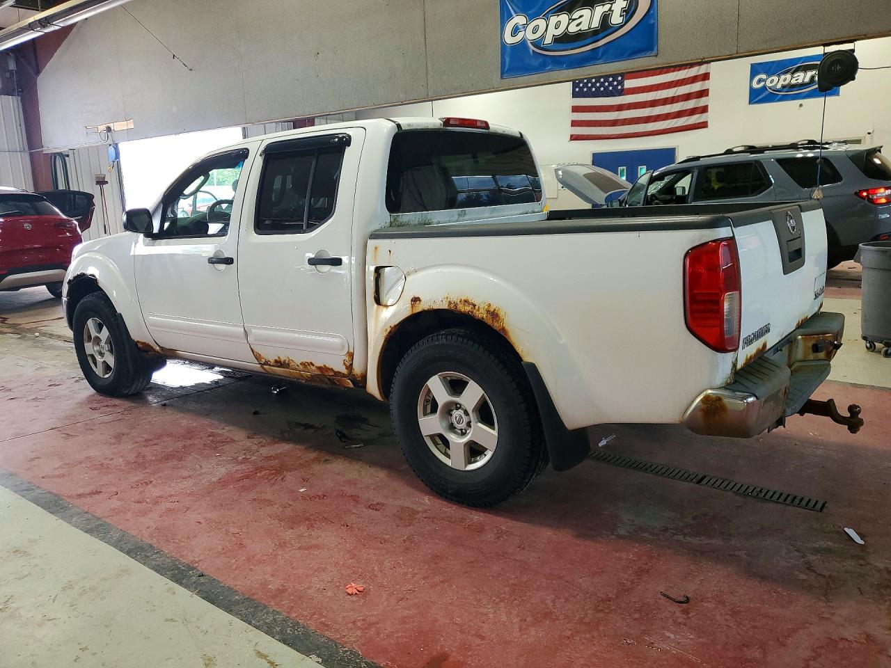 2008 Nissan Frontier Se V6 White vin: 1N6AD07W08C414552