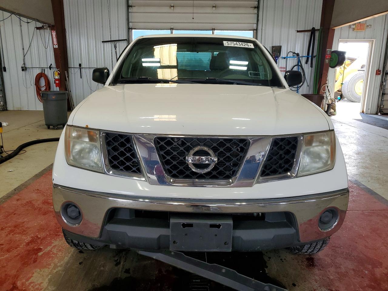 2008 Nissan Frontier Se V6 White vin: 1N6AD07W08C414552