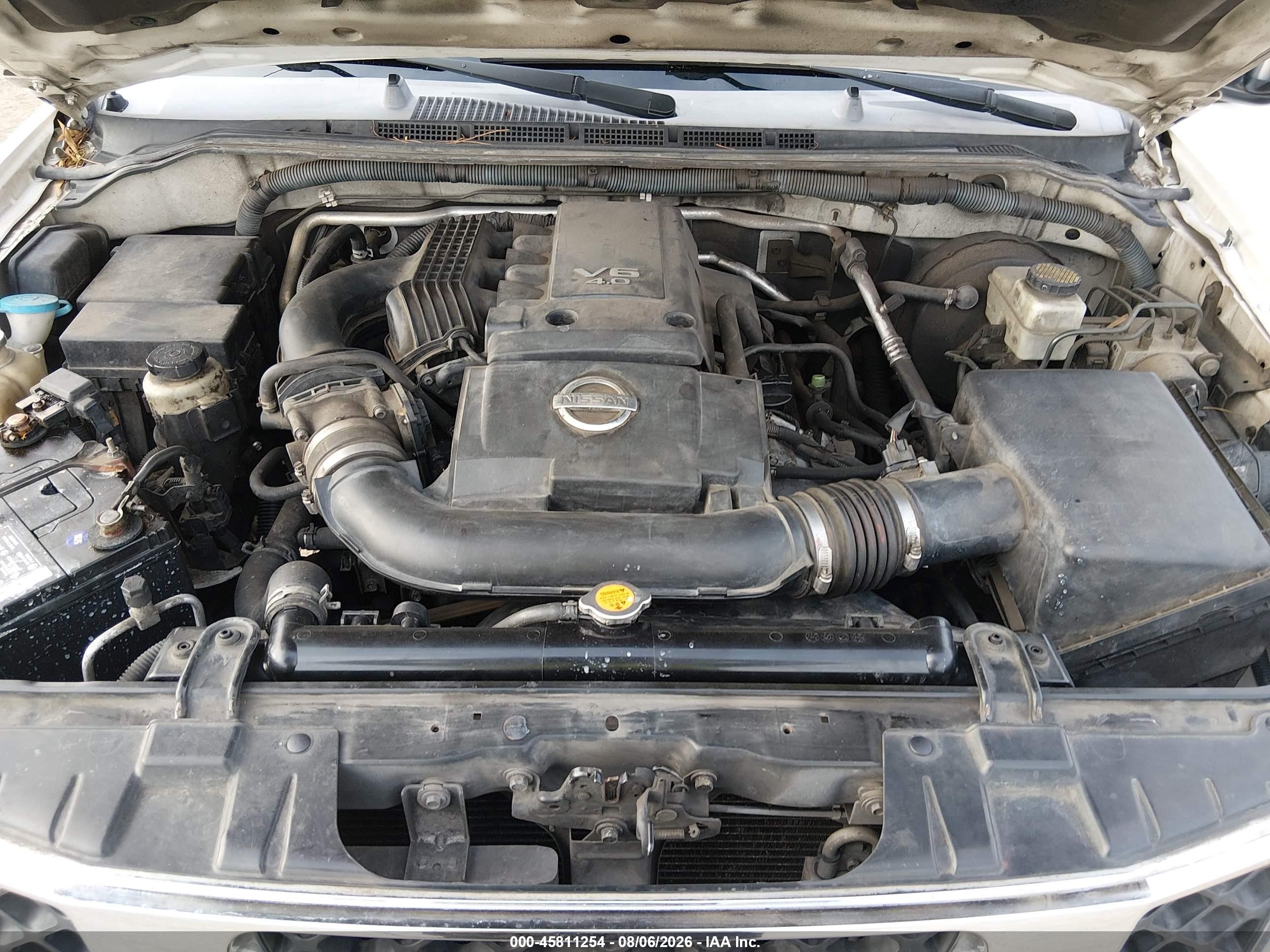 2008 Nissan Frontier Se Белый vin: 1N6AD07W08C419654