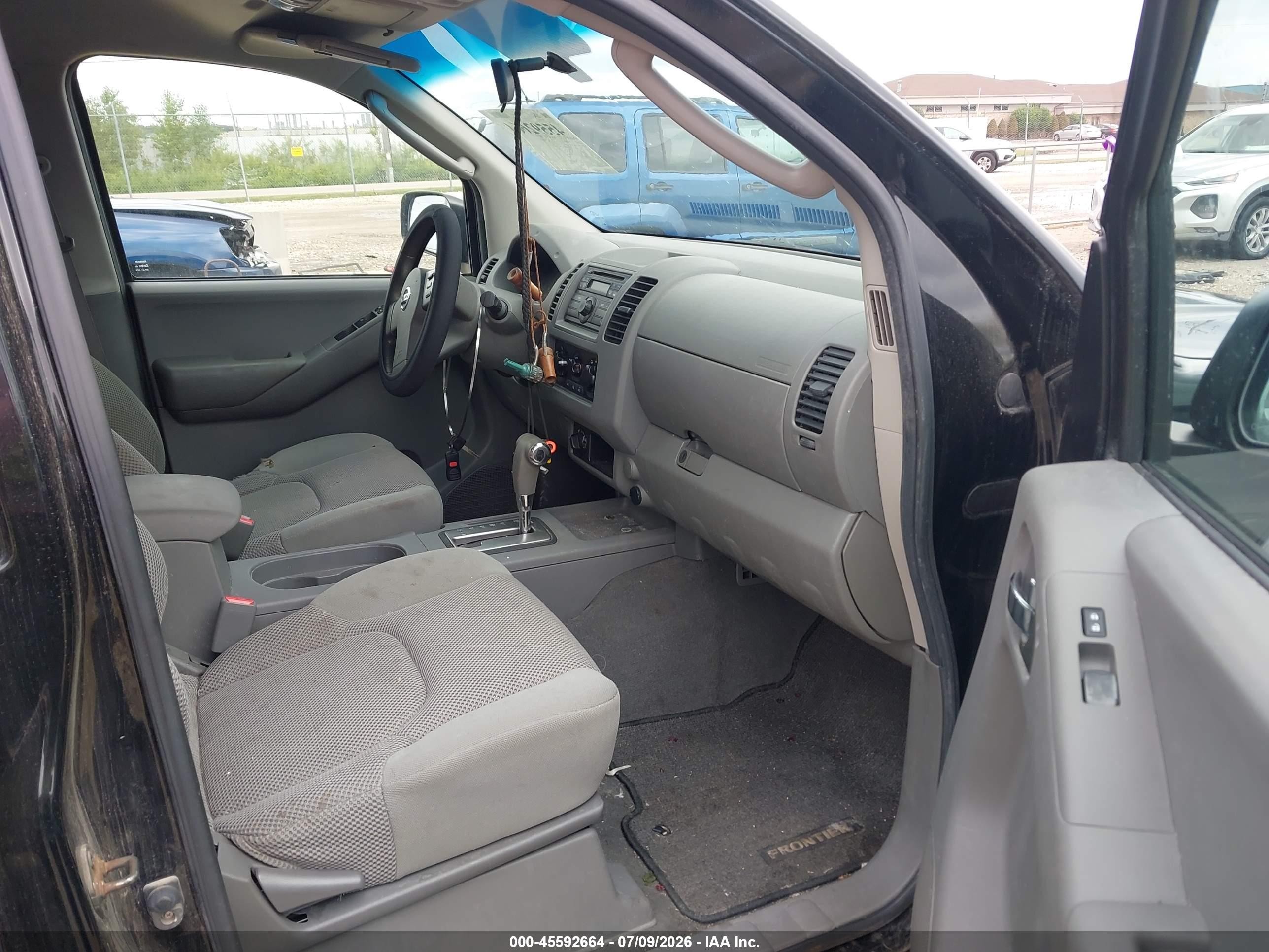 2008 Nissan Frontier Se Black vin: 1N6AD07W08C437264