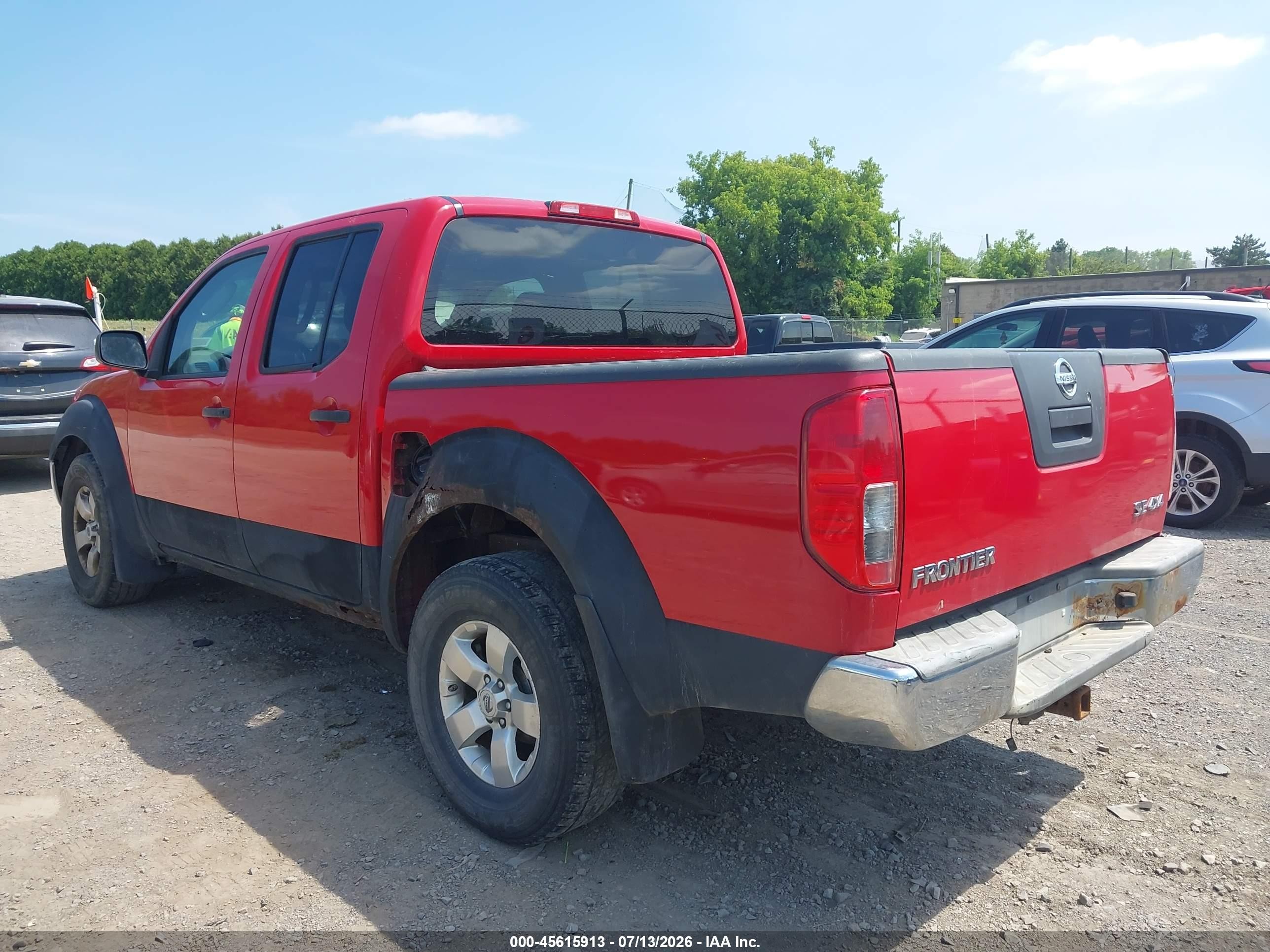 2009 Nissan Frontier Se Red vin: 1N6AD07W09C414312