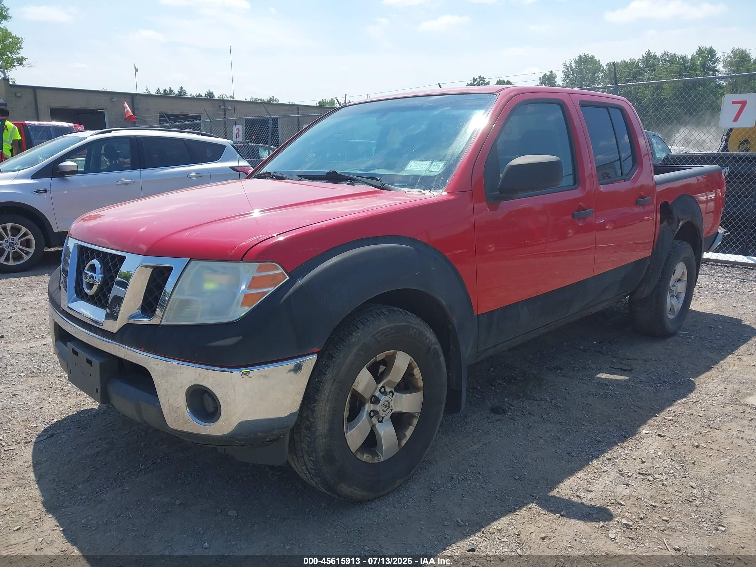 2009 Nissan Frontier Se Red vin: 1N6AD07W09C414312