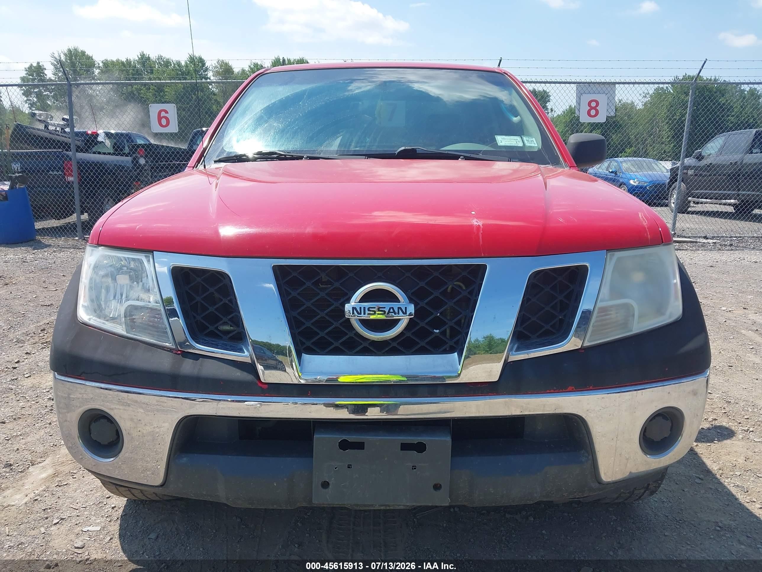 2009 Nissan Frontier Se Red vin: 1N6AD07W09C414312