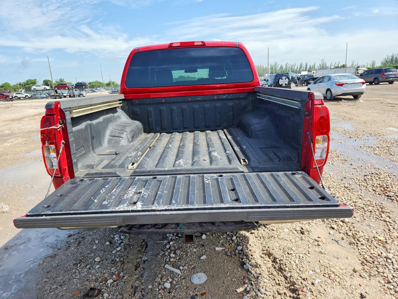 2009 Nissan Frontier Crew Cab Se Red vin: 1N6AD07W09C417372