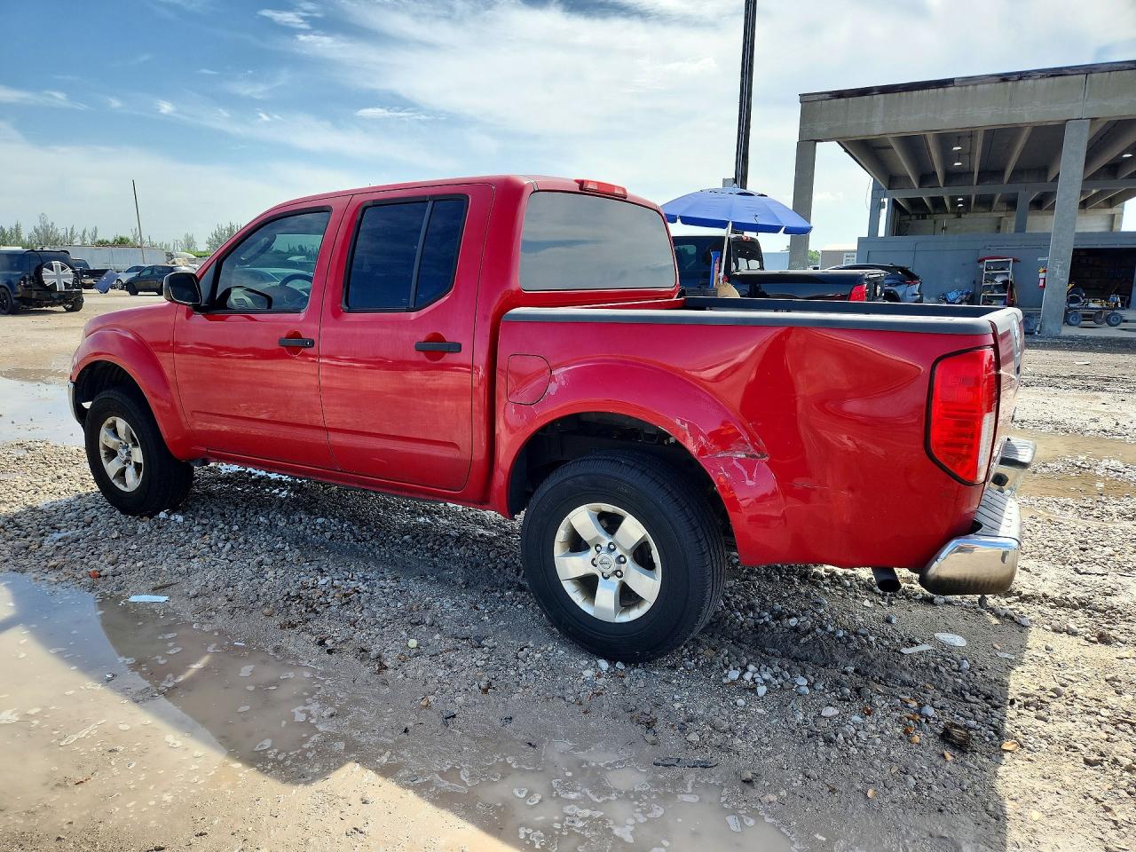 2009 Nissan Frontier Crew Cab Se Red vin: 1N6AD07W09C417372