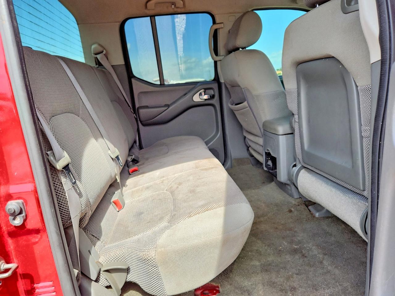 2009 Nissan Frontier Crew Cab Se Red vin: 1N6AD07W09C417372