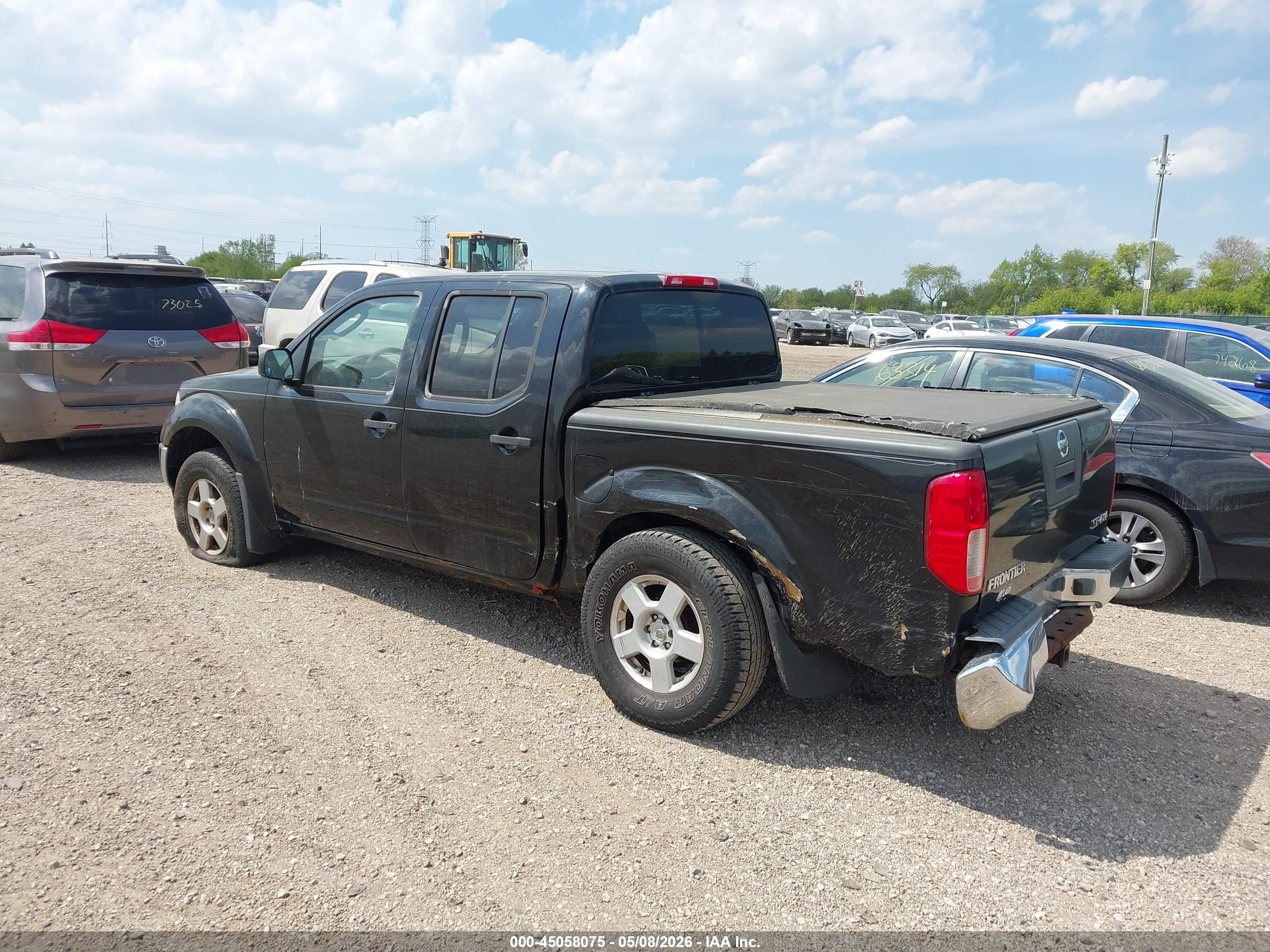 2005 Nissan Frontier Se Black vin: 1N6AD07W15C459916