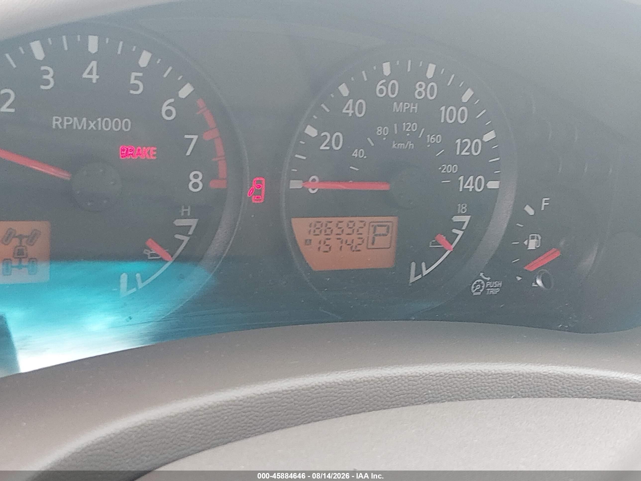 2008 Nissan Frontier Se Красный vin: 1N6AD07W18C451190