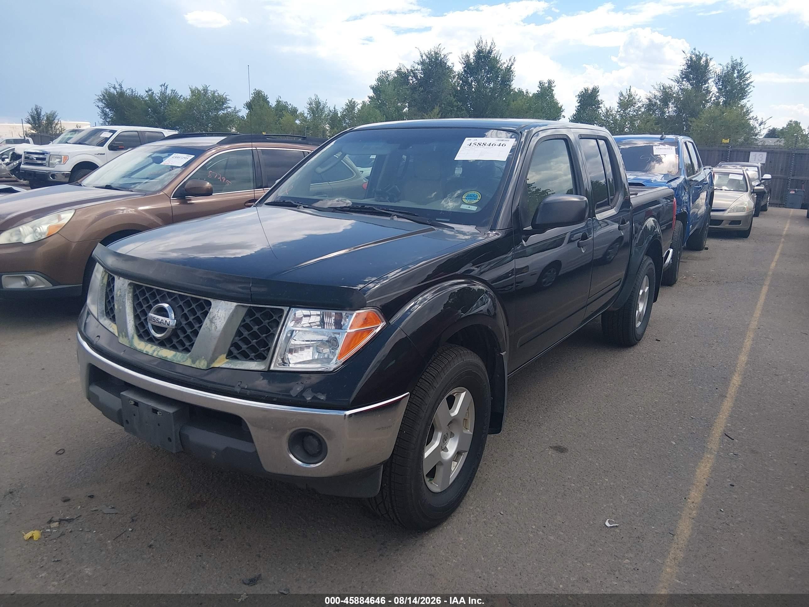 2008 Nissan Frontier Se Красный vin: 1N6AD07W18C451190