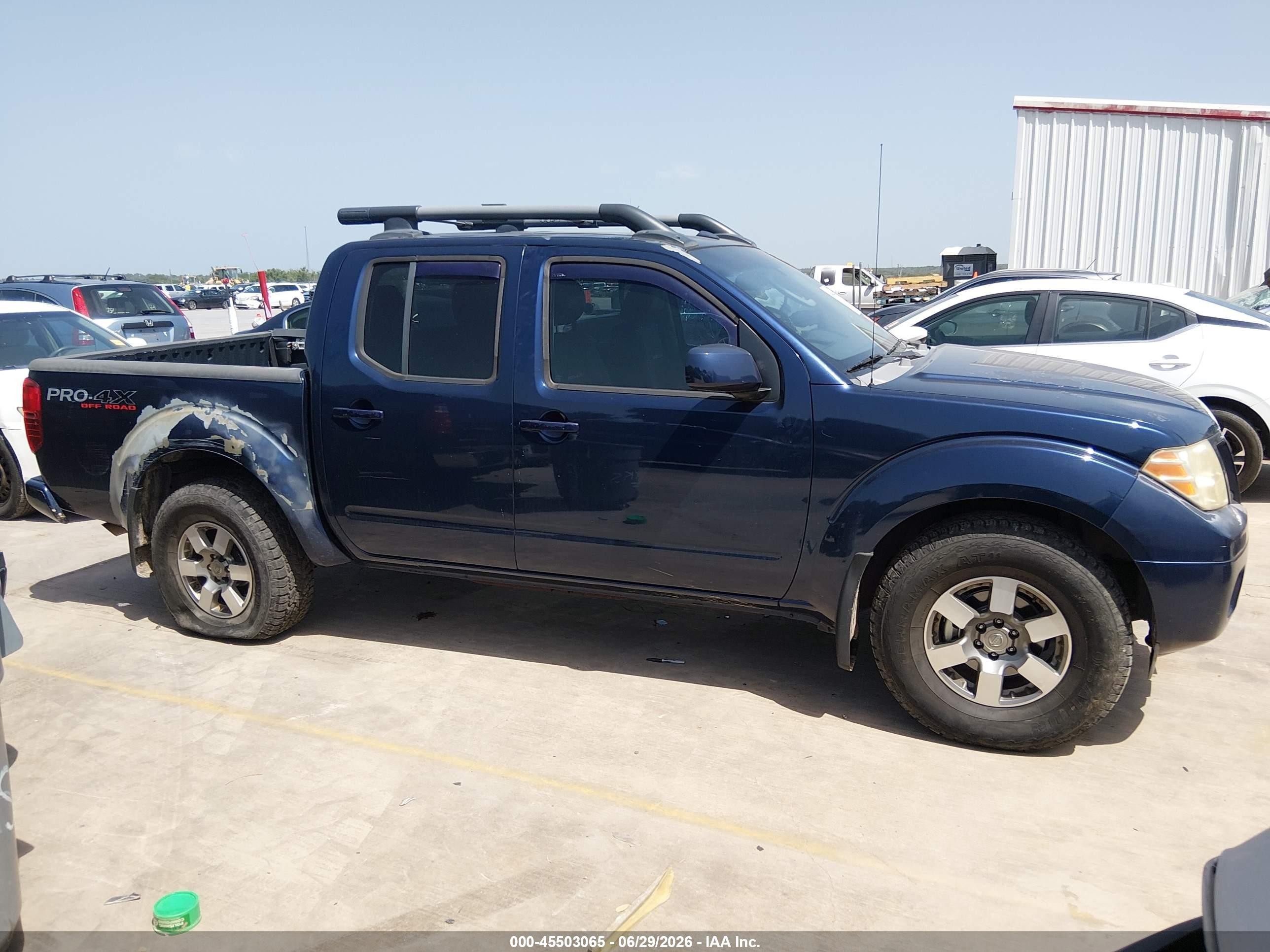 2009 Nissan Frontier Pro-4x Dark Blue vin: 1N6AD07W19C402234